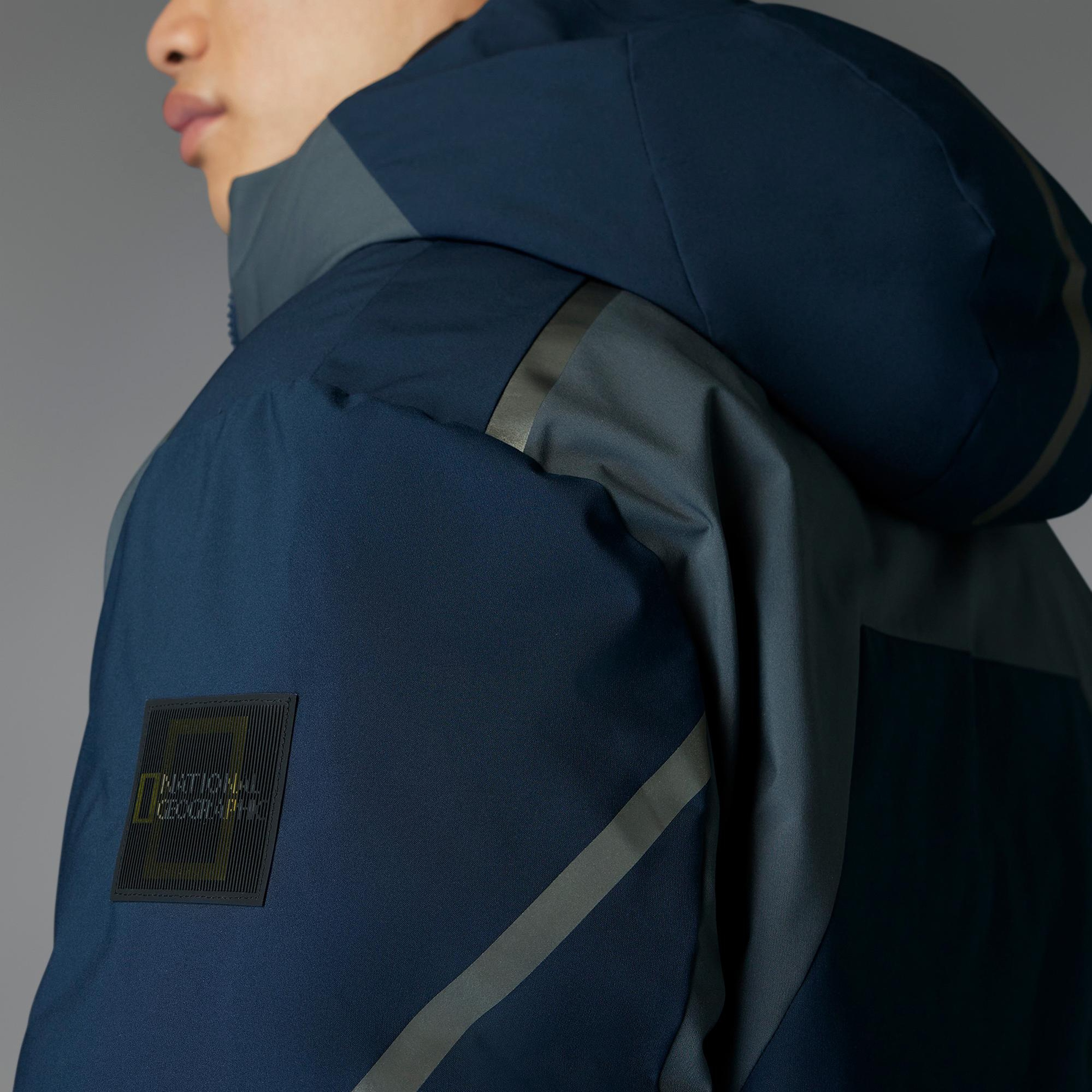 adidas Terrex National Geographic Erkek Gri Outdoor Ceket