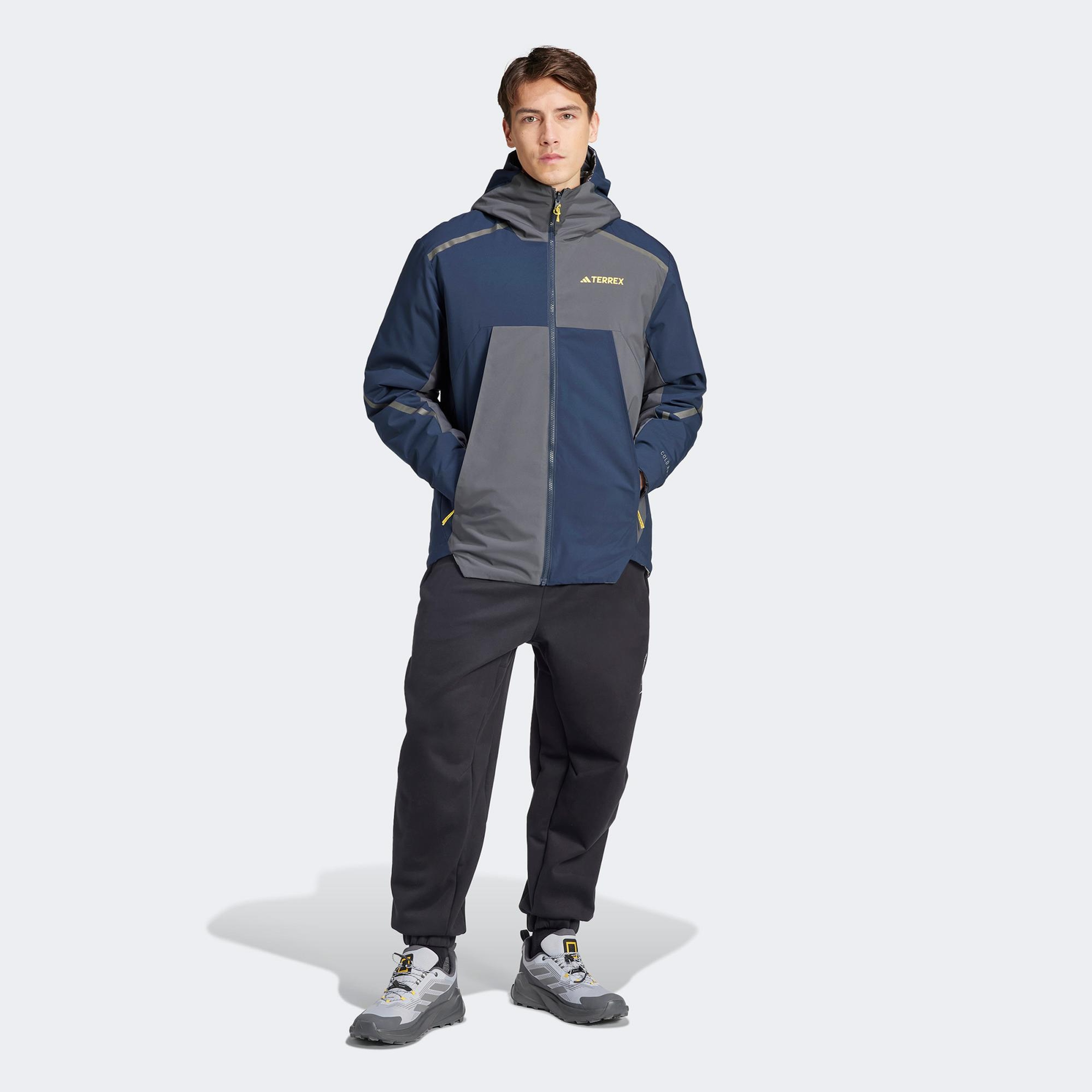 adidas Terrex National Geographic Erkek Gri Outdoor Ceket