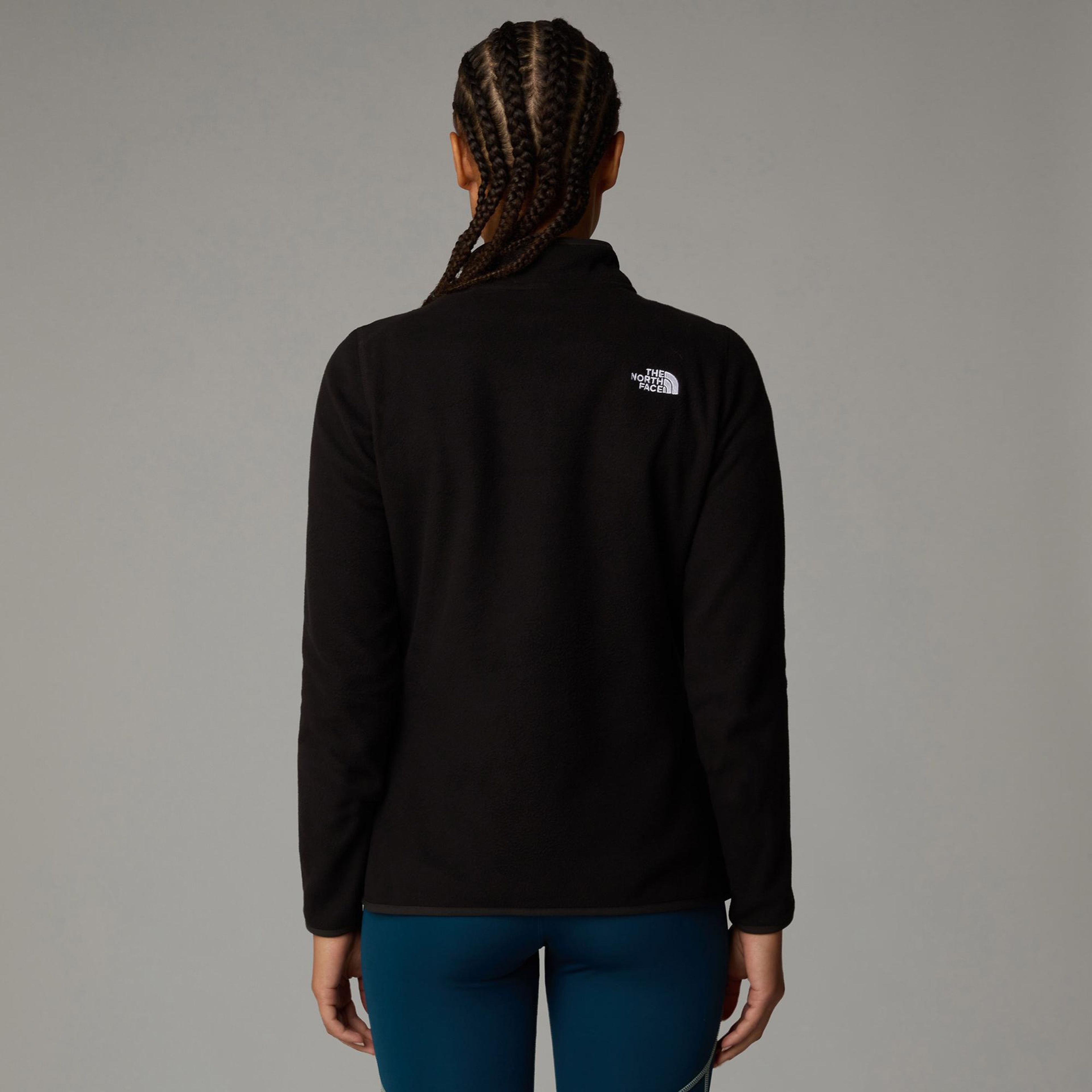 The North Face Glacier Zipped Kadın Siyah Outdoor Polar