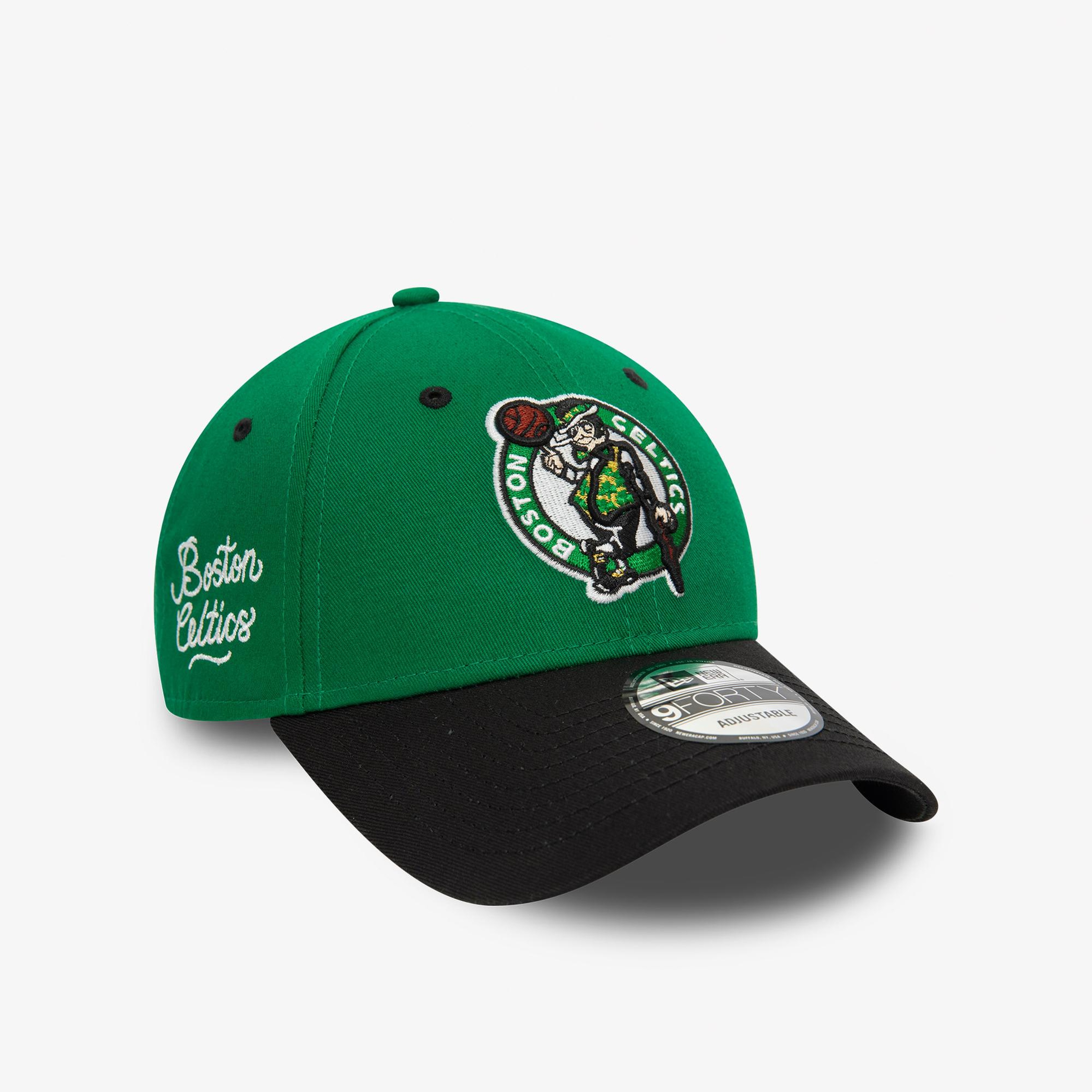 New Era Side Patch Boston Celtics Unisex Yeşil Şapka