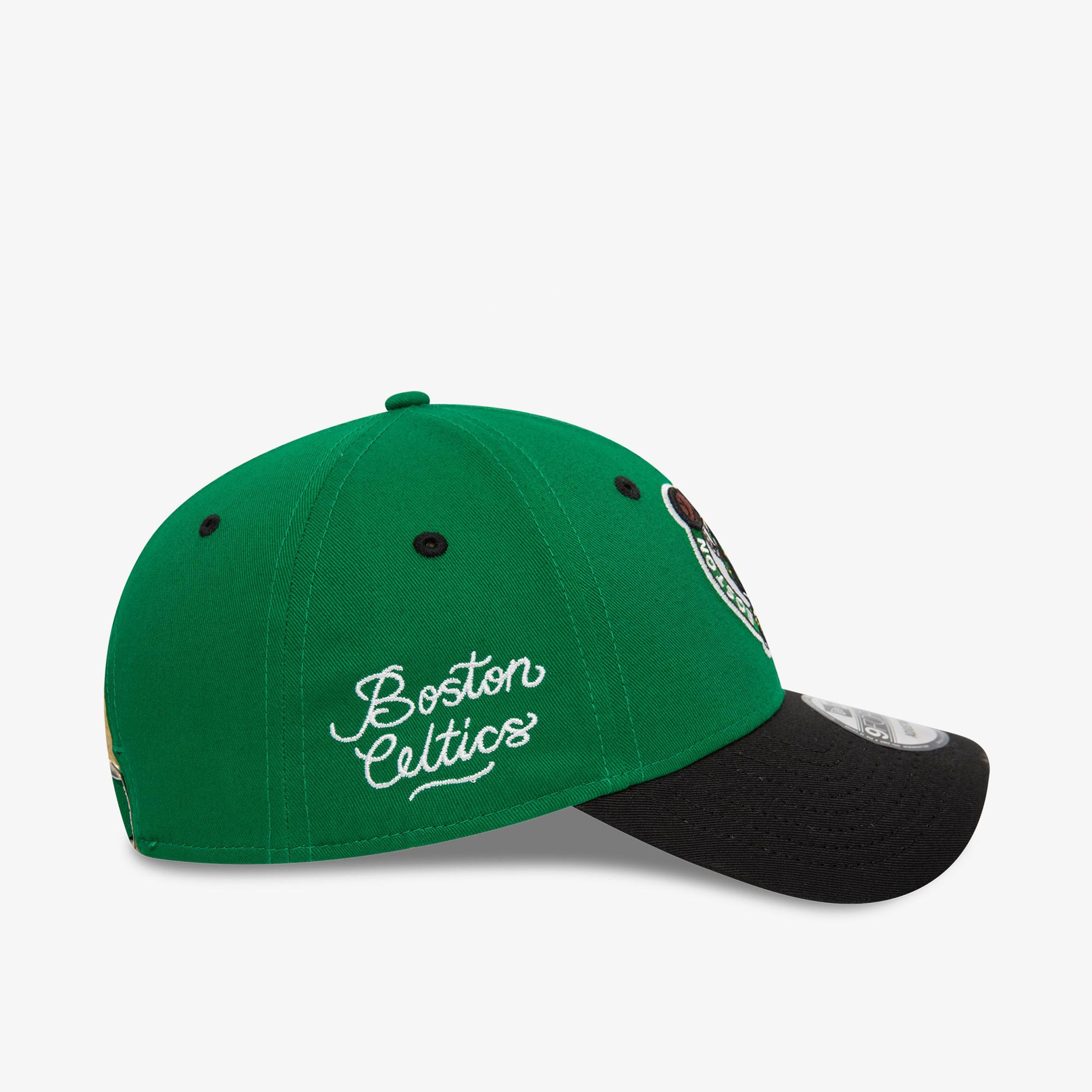 New Era Side Patch Boston Celtics Unisex Yeşil Şapka