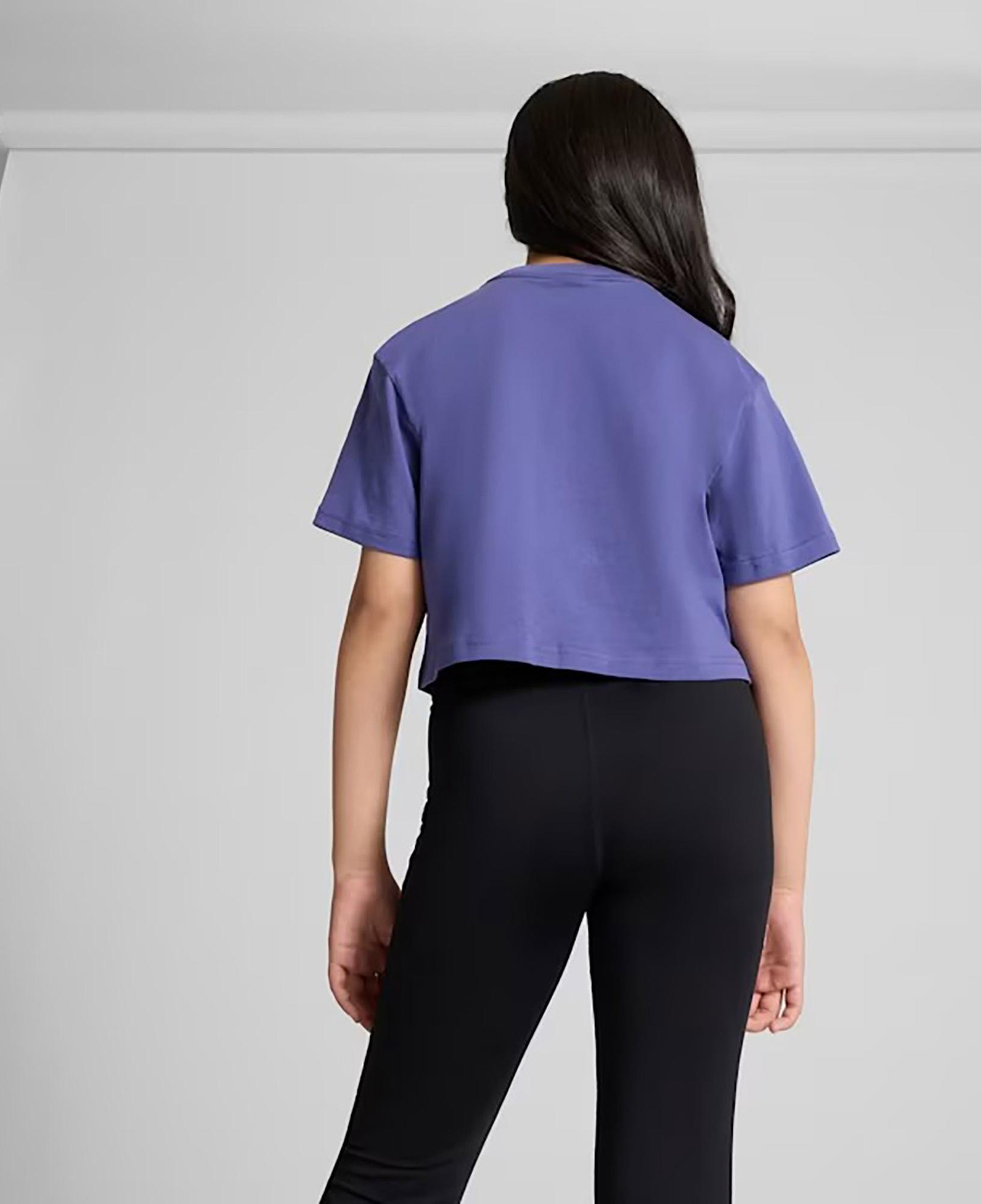 Puma Graphics Length Çocuk Mavi T-Shirt