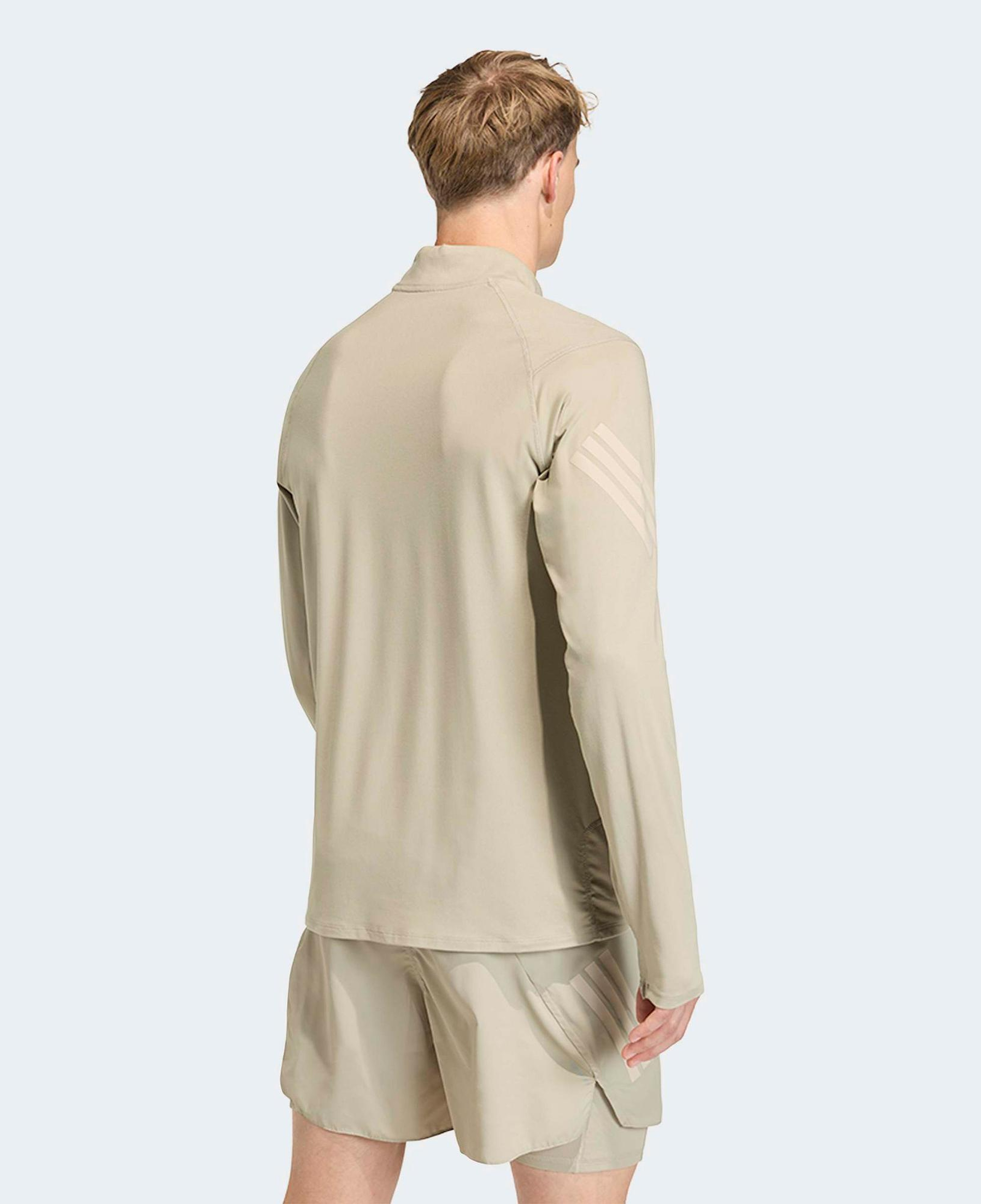 adidas Adi365 iconic 1/2 Erkek Kahverengi Koşu Sweatshirt