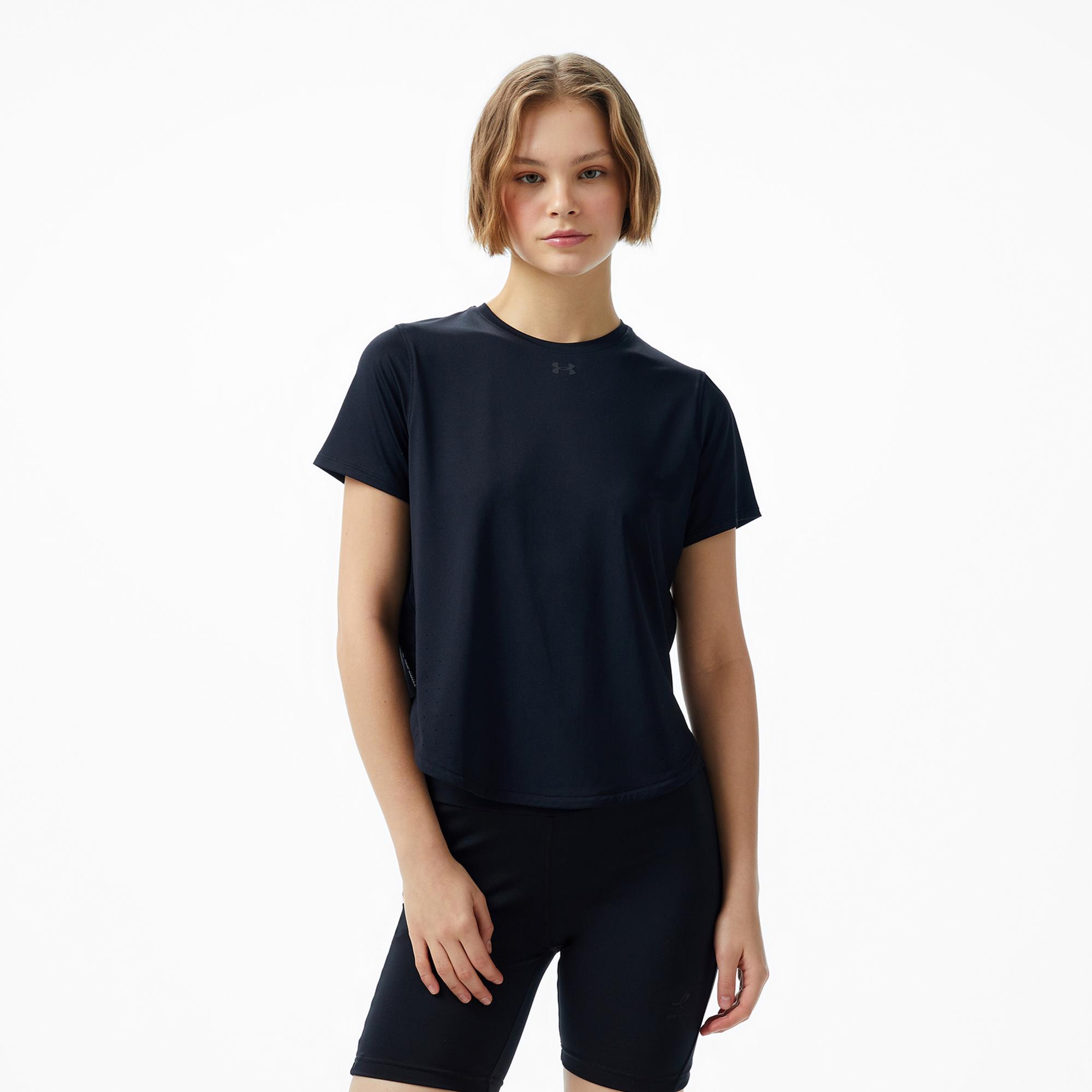 Under Armour Launch Elite Kadın Siyah T-Shirt