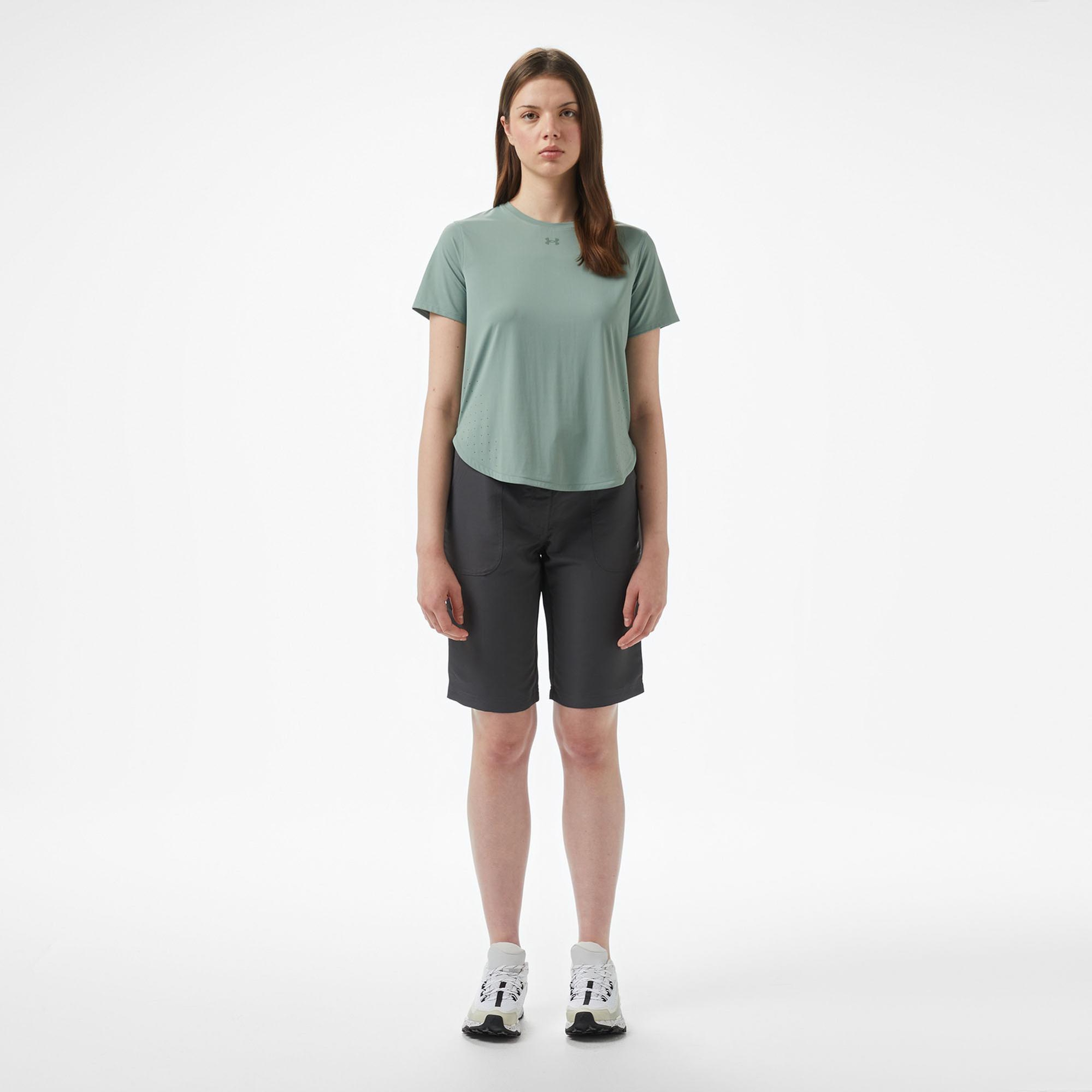 Under Armour Launch Elite Kadın Siyah T-Shirt