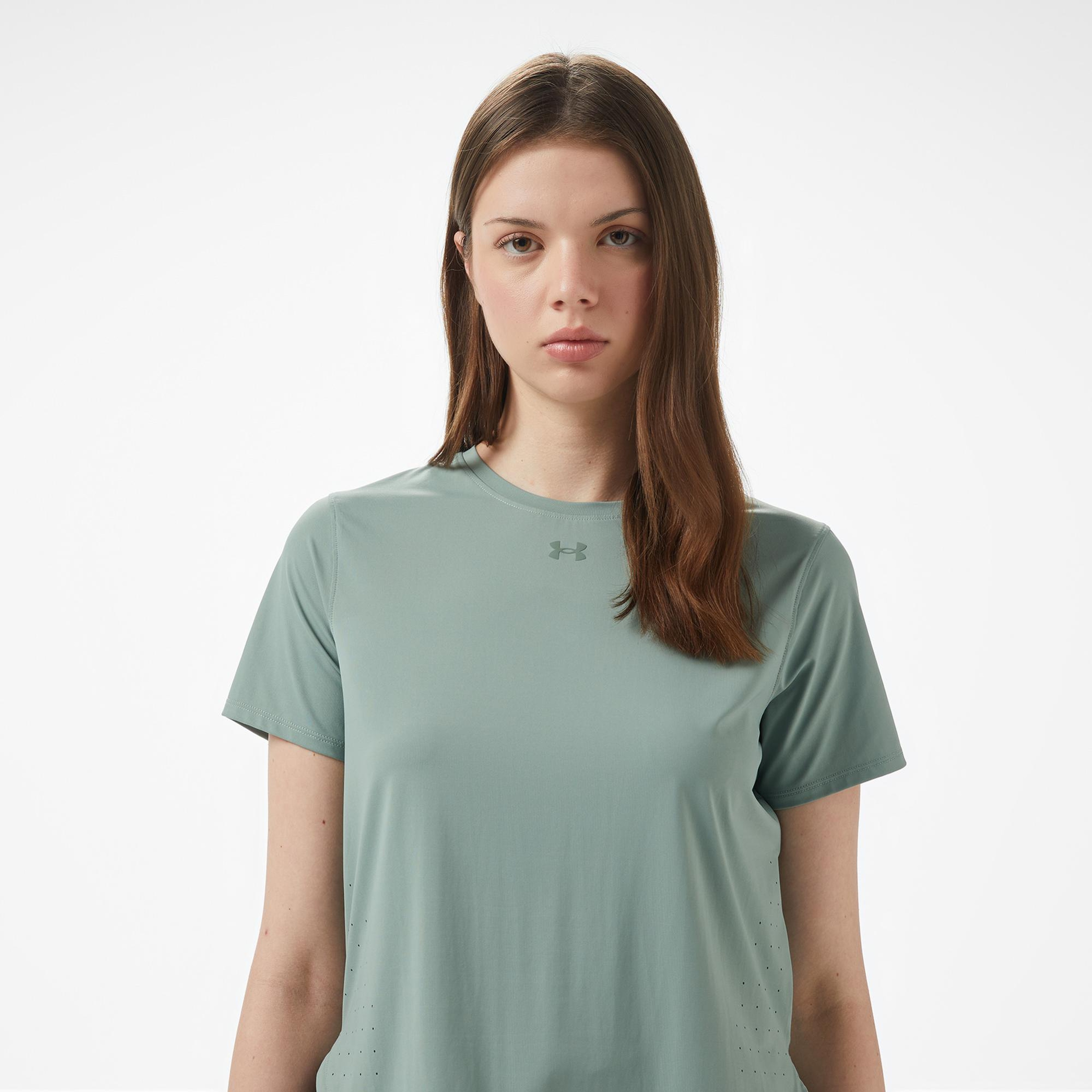 Under Armour Launch Elite Kadın Siyah T-Shirt