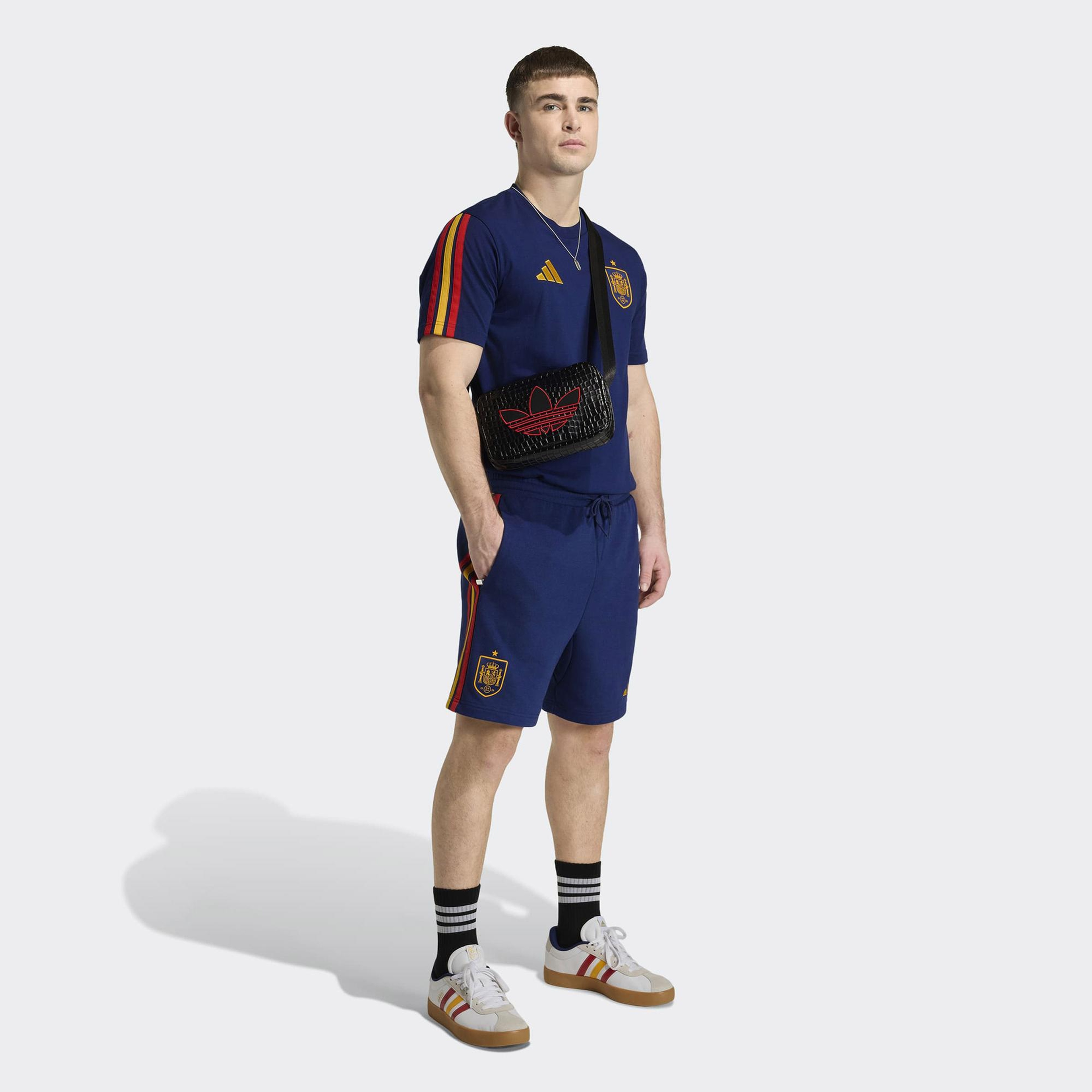 adidas İspanya Dna Erkek Mavi T-Shirt