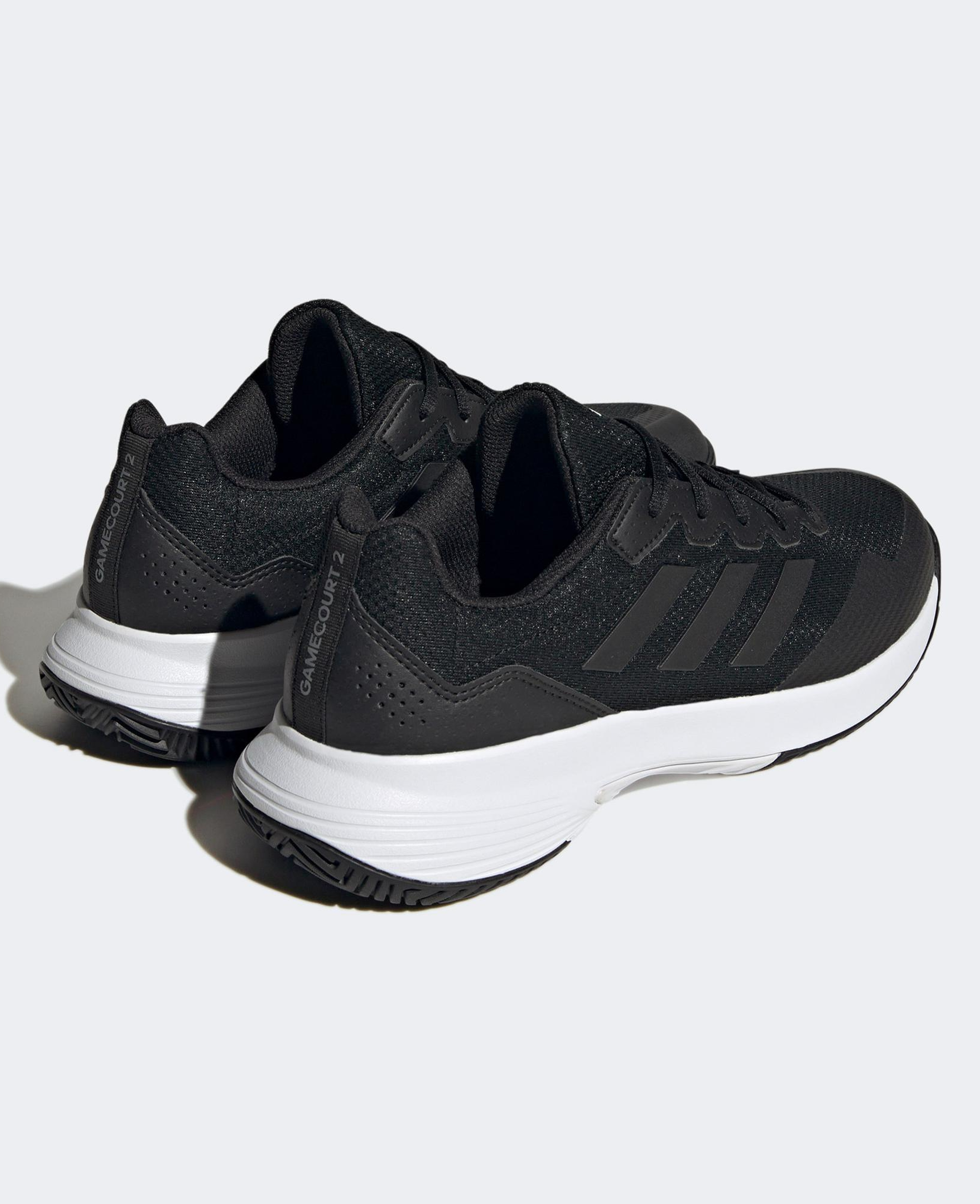 adidas Gamecourt 2.0 Unisex Siyah Tenis Ayakkabısı