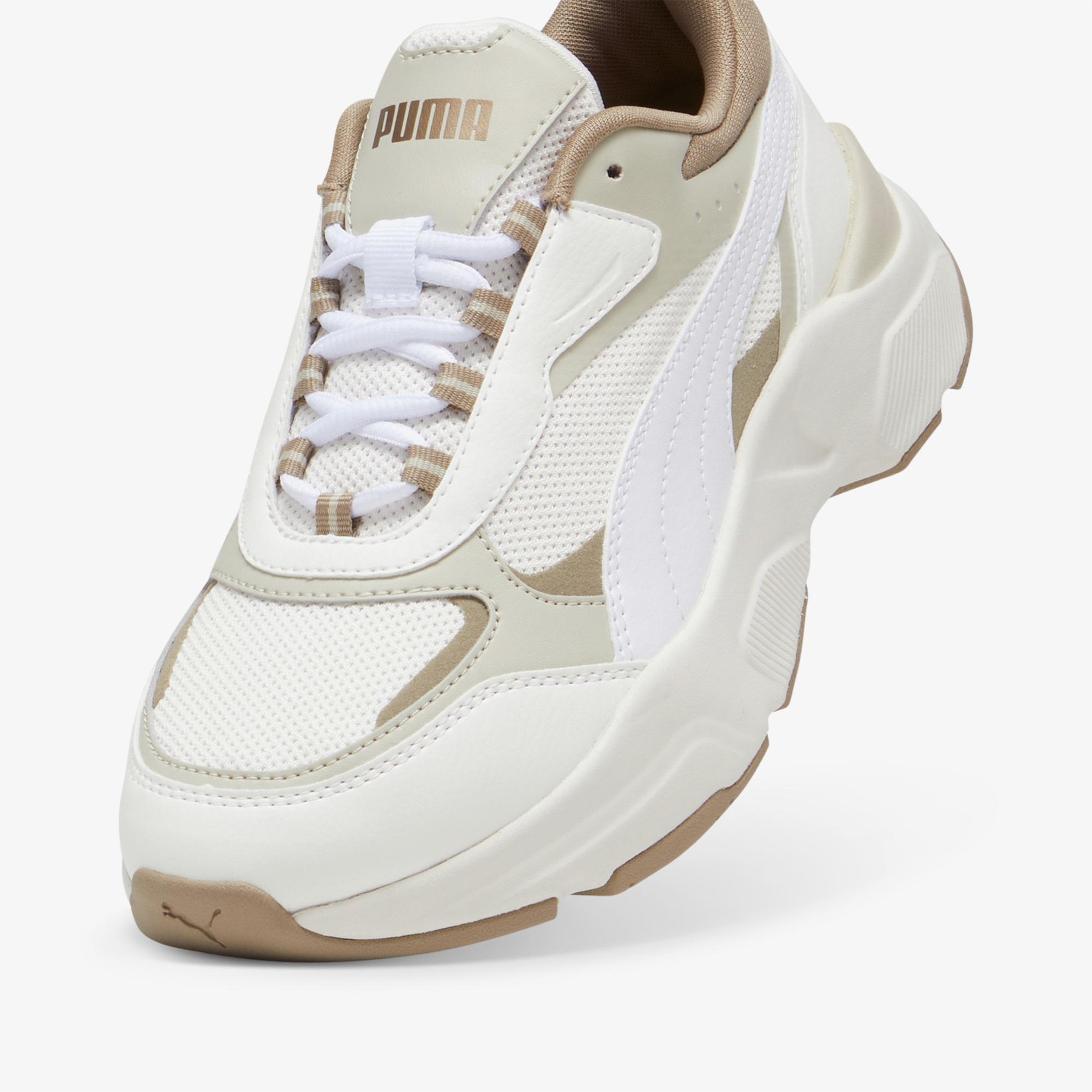 Puma Cassia Kadın Krem  Spor Ayakkabı