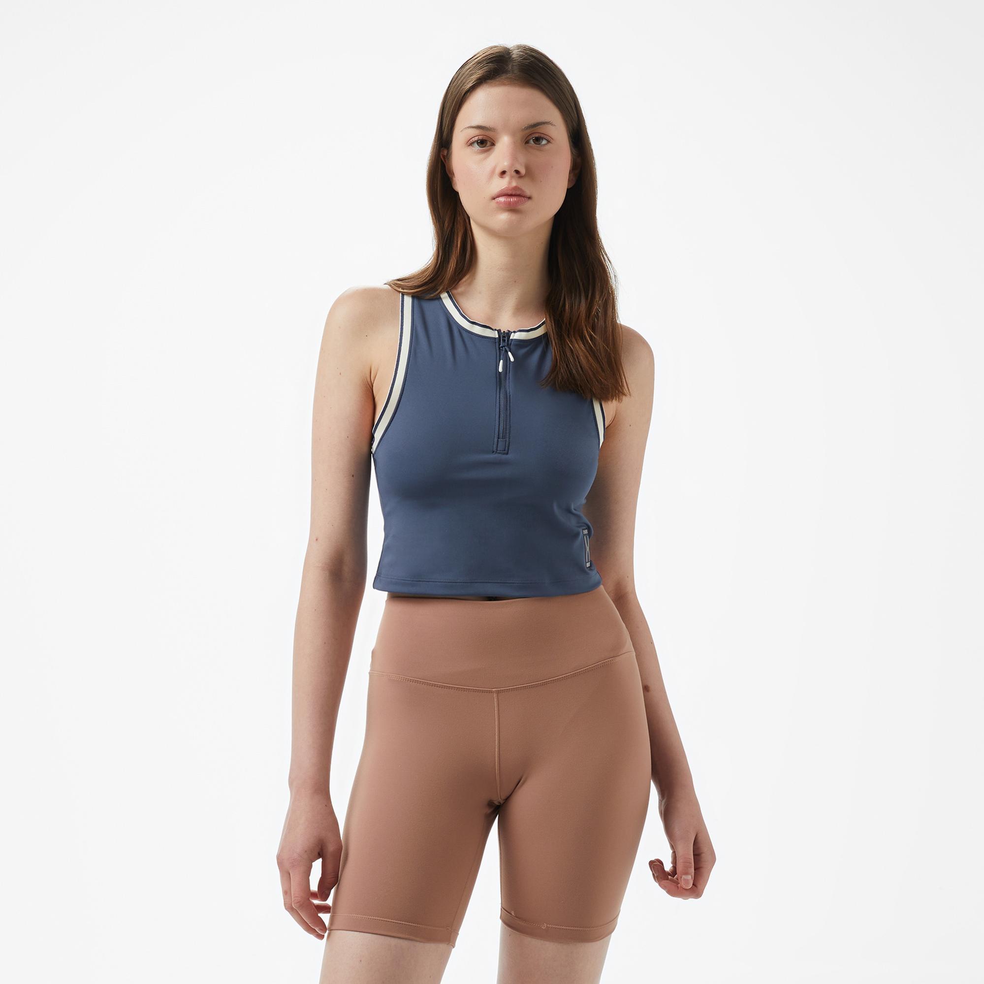 Under Armour Run 96 Tank Kadın Gri Koşu Atleti