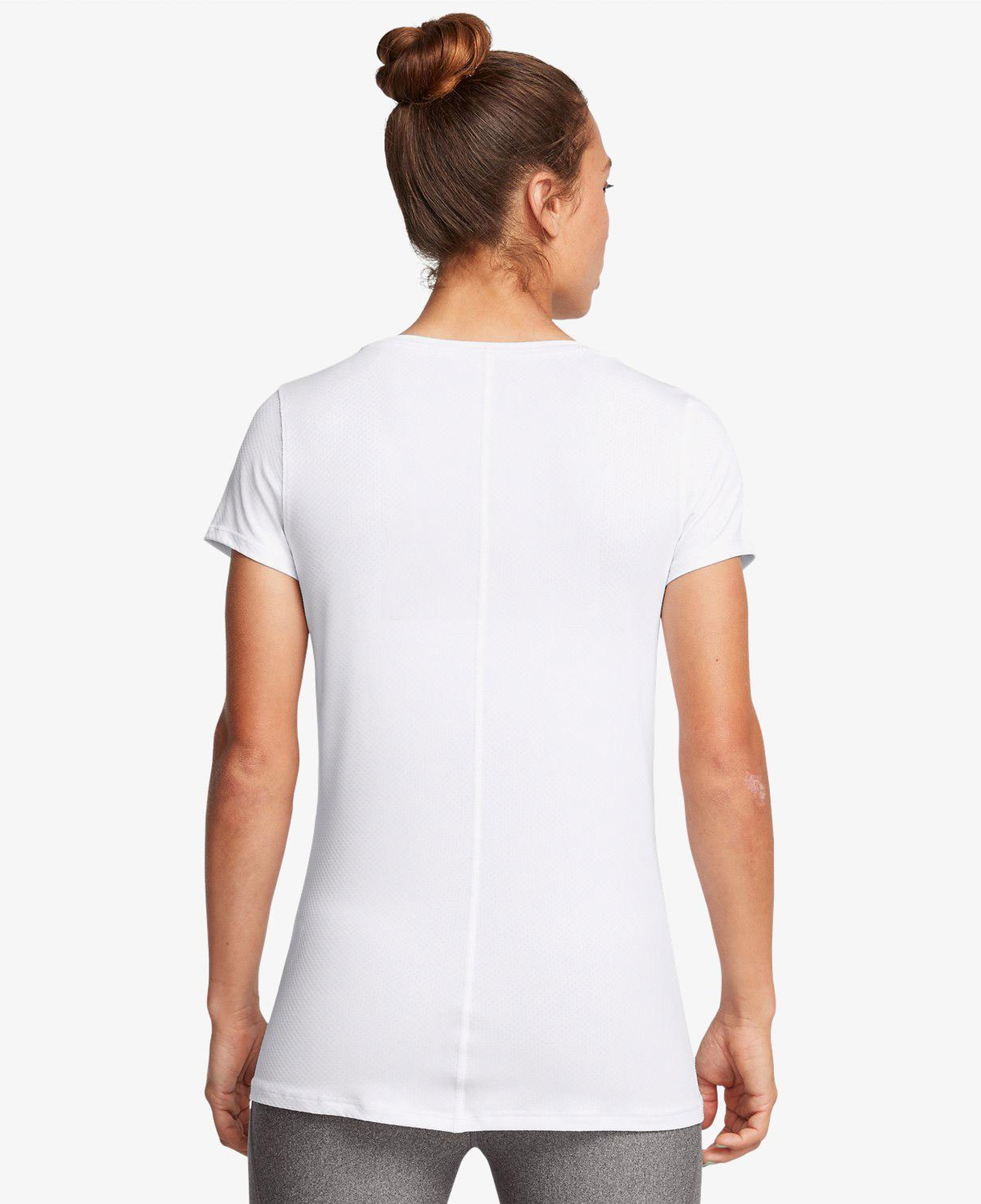 Under Armour Heat Gear Kadın Beyaz Antrenman T-Shirt