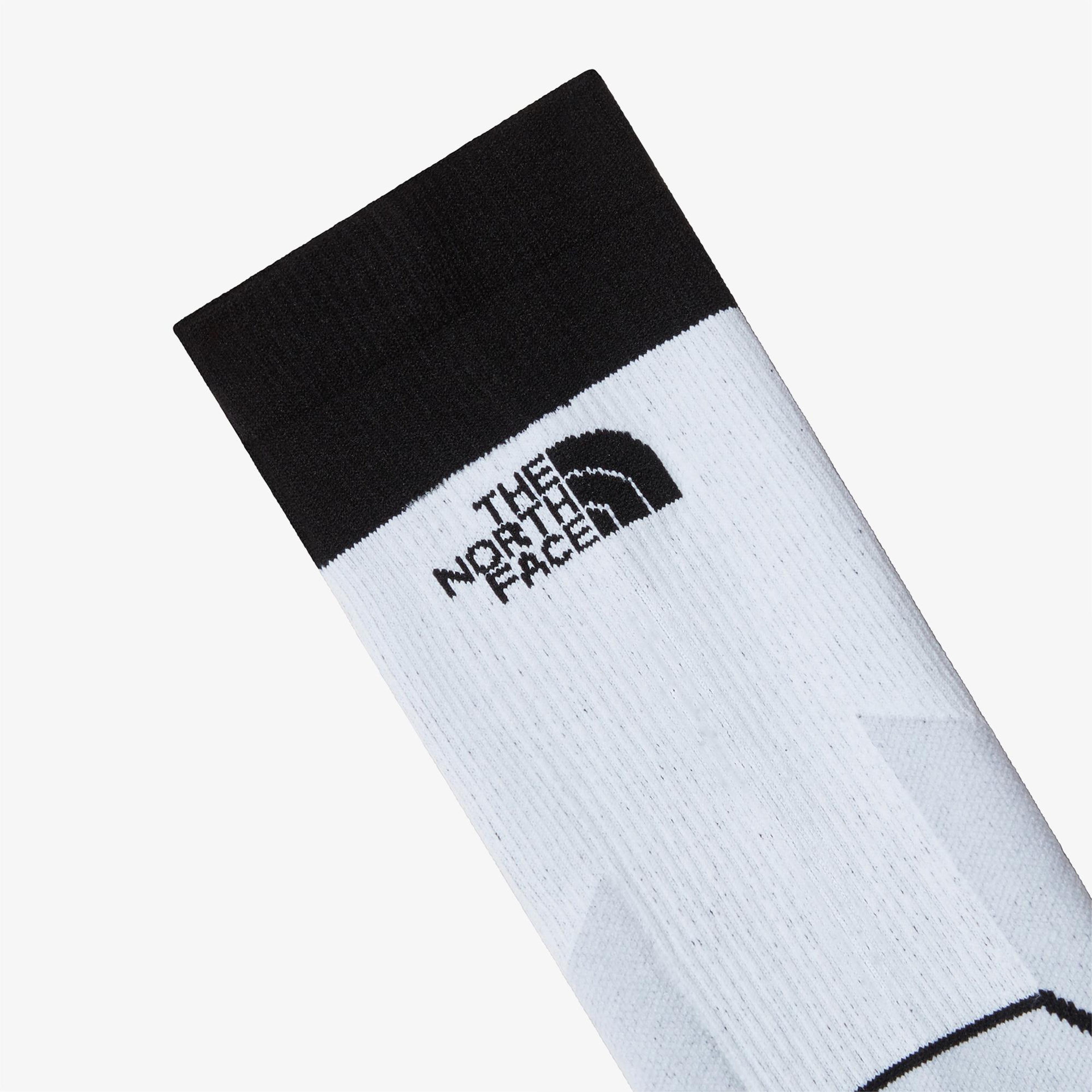 The North Face Trail Run Light Crew Unisex Beyaz Koşu Çorabı