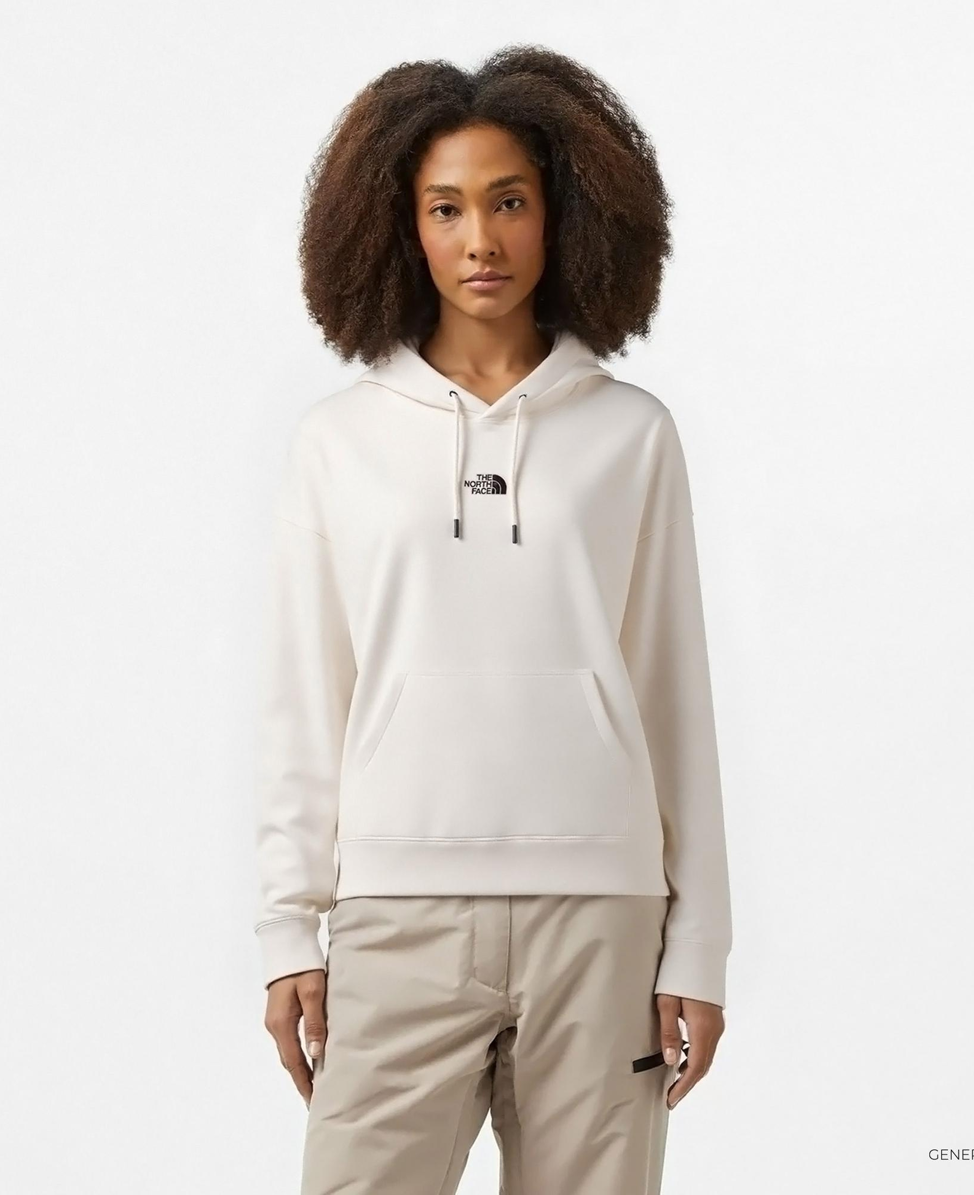 The North Face Essentials Oversize Kadın Beyaz Günlük Sweatshirt