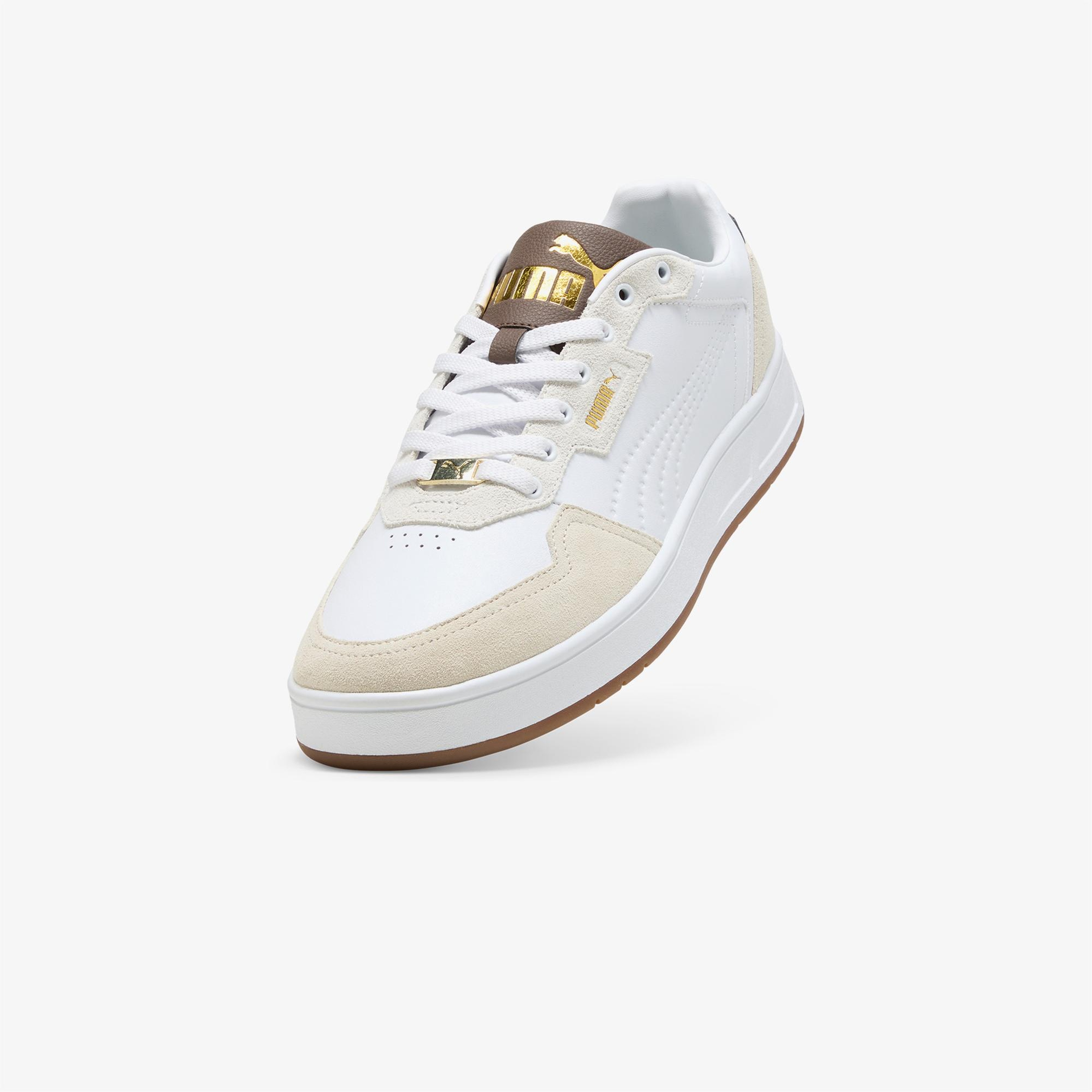 Puma Court Classic Lux Sd Erkek Beyaz Spor Ayakkabı
