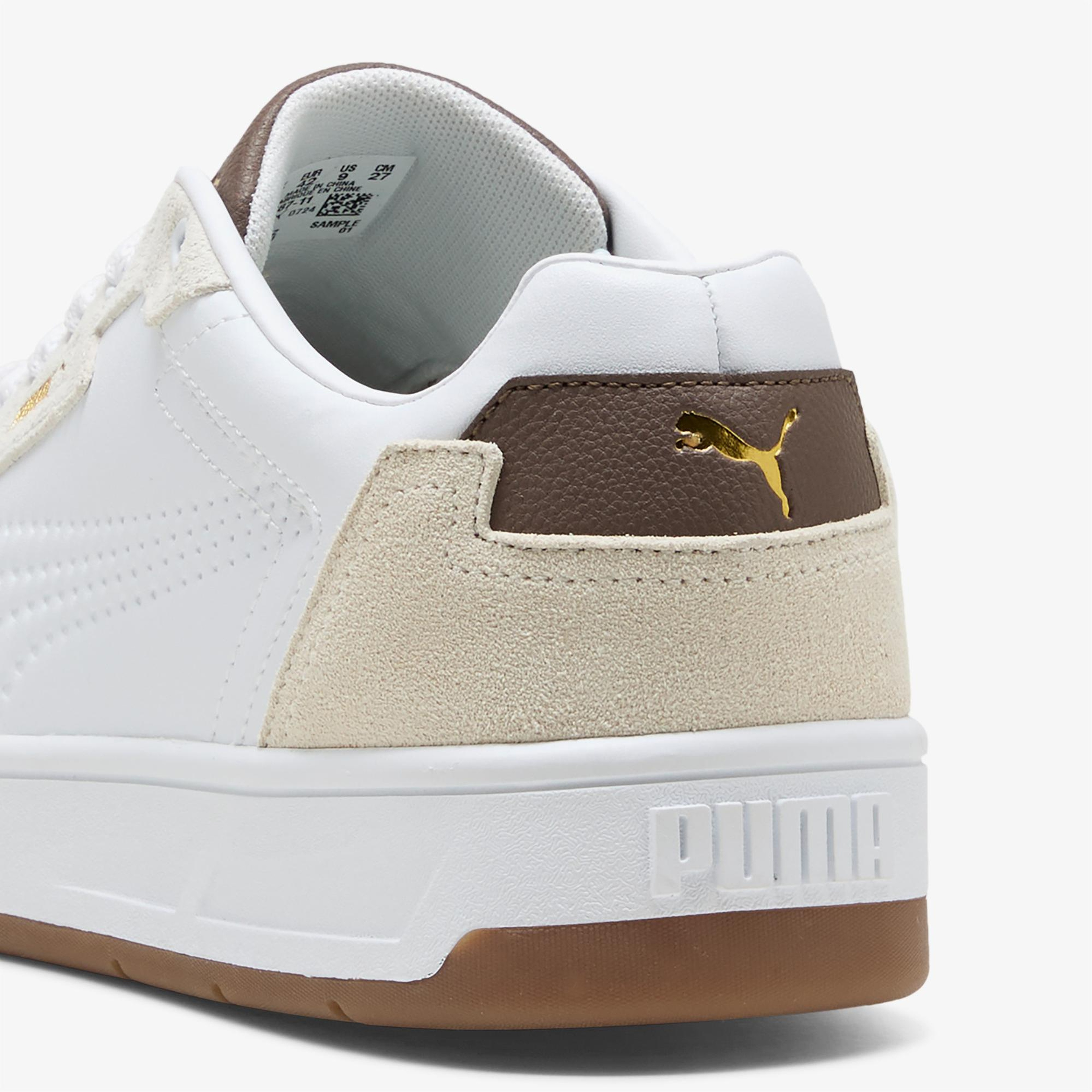 Puma Court Classic Lux Sd Erkek Beyaz Spor Ayakkabı