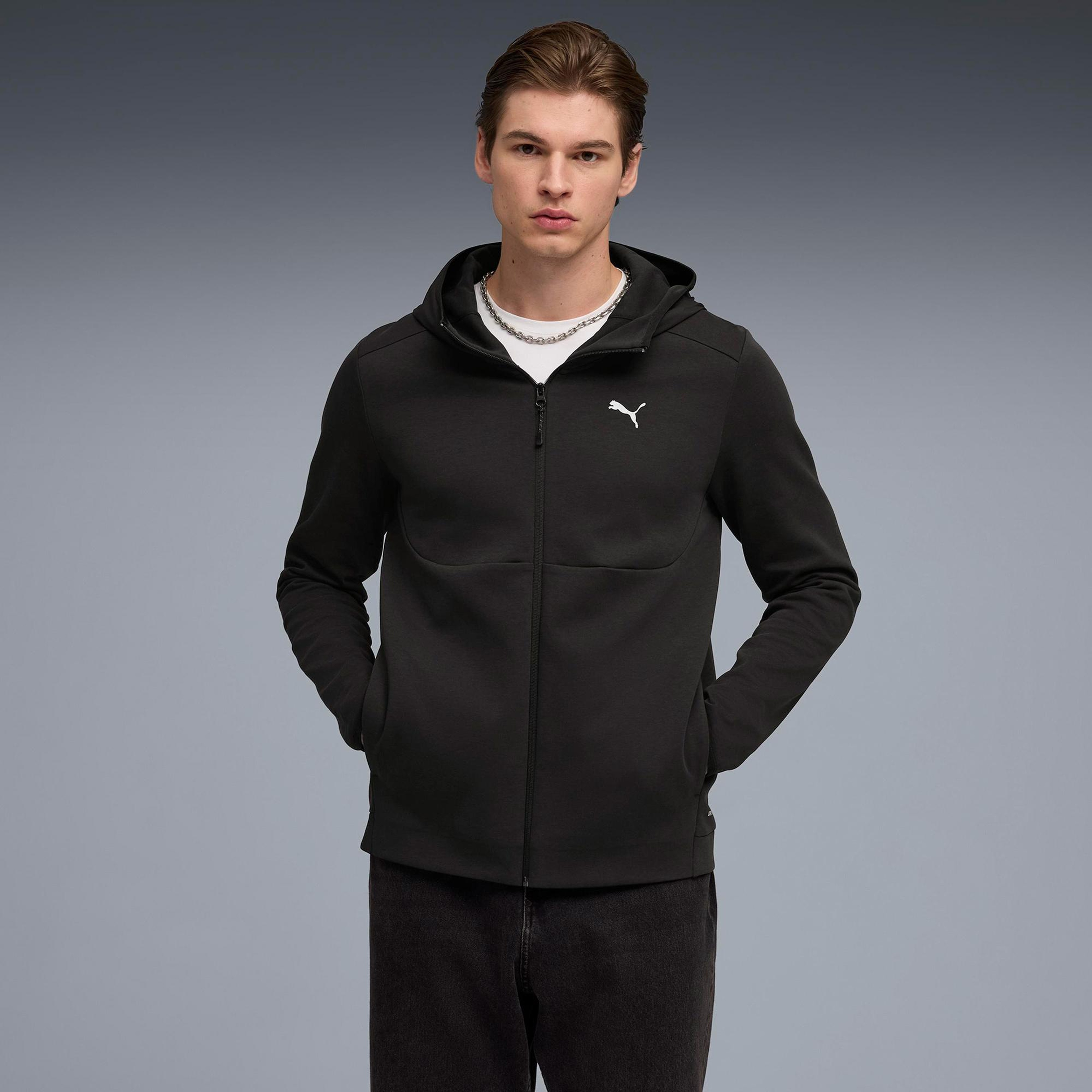 Puma Pumatech FullZip Erkek Siyah Ceket