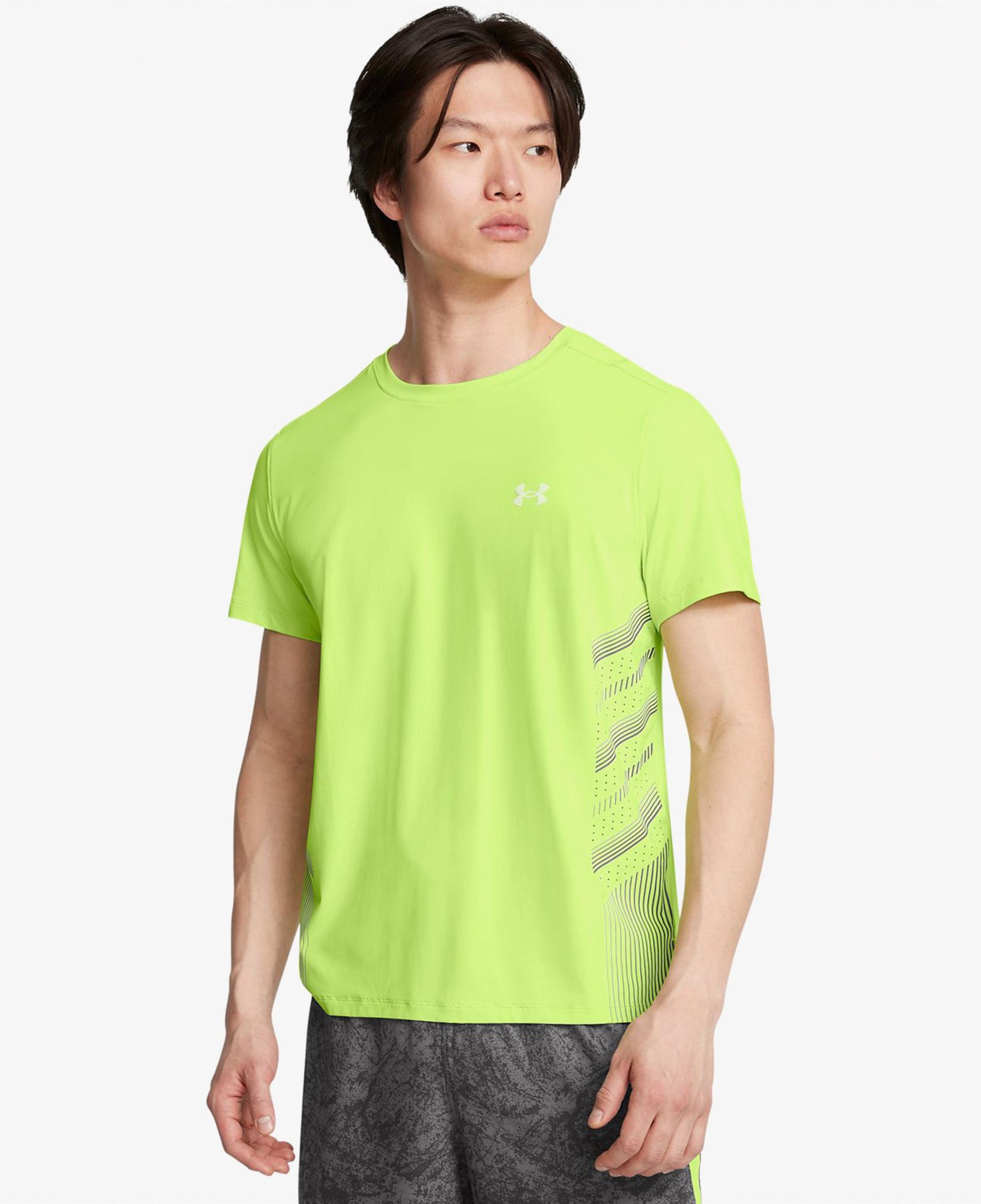 Under Armour Launch Elite Erkek Yeşil Koşu T-Shirt