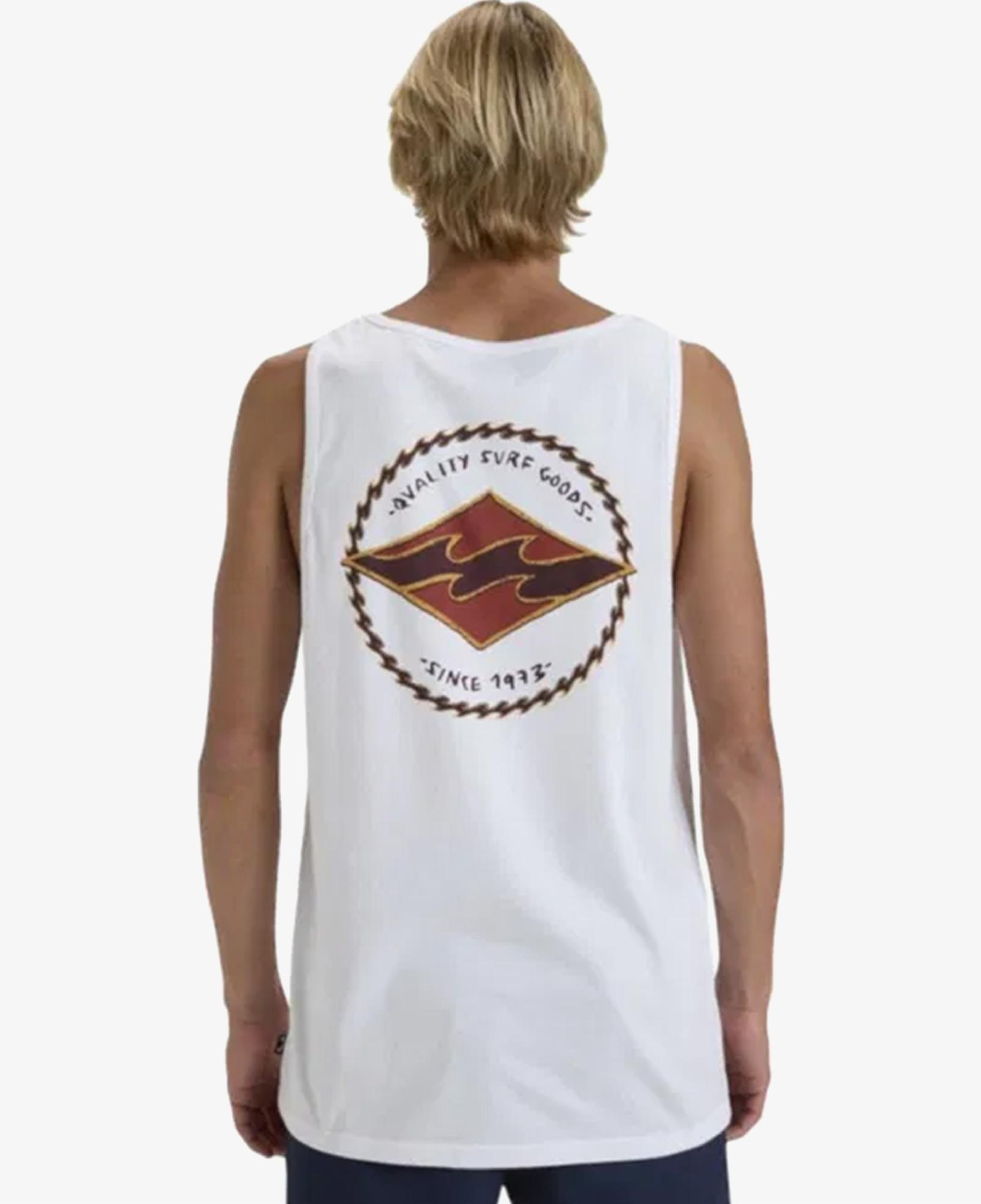 Billabong Rotor Diamond Erkek Beyaz T-Shirt