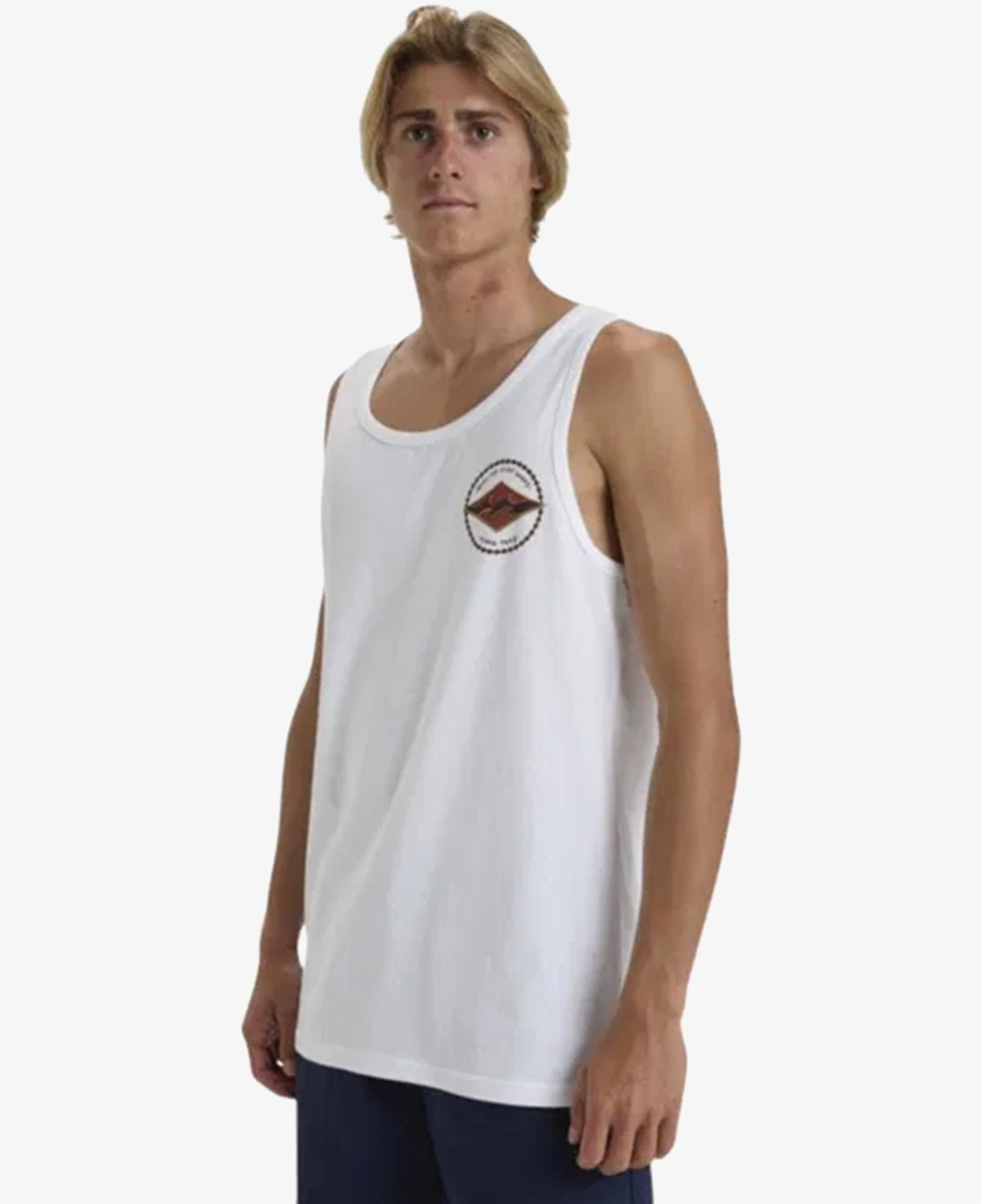 Billabong Rotor Diamond Erkek Beyaz T-Shirt