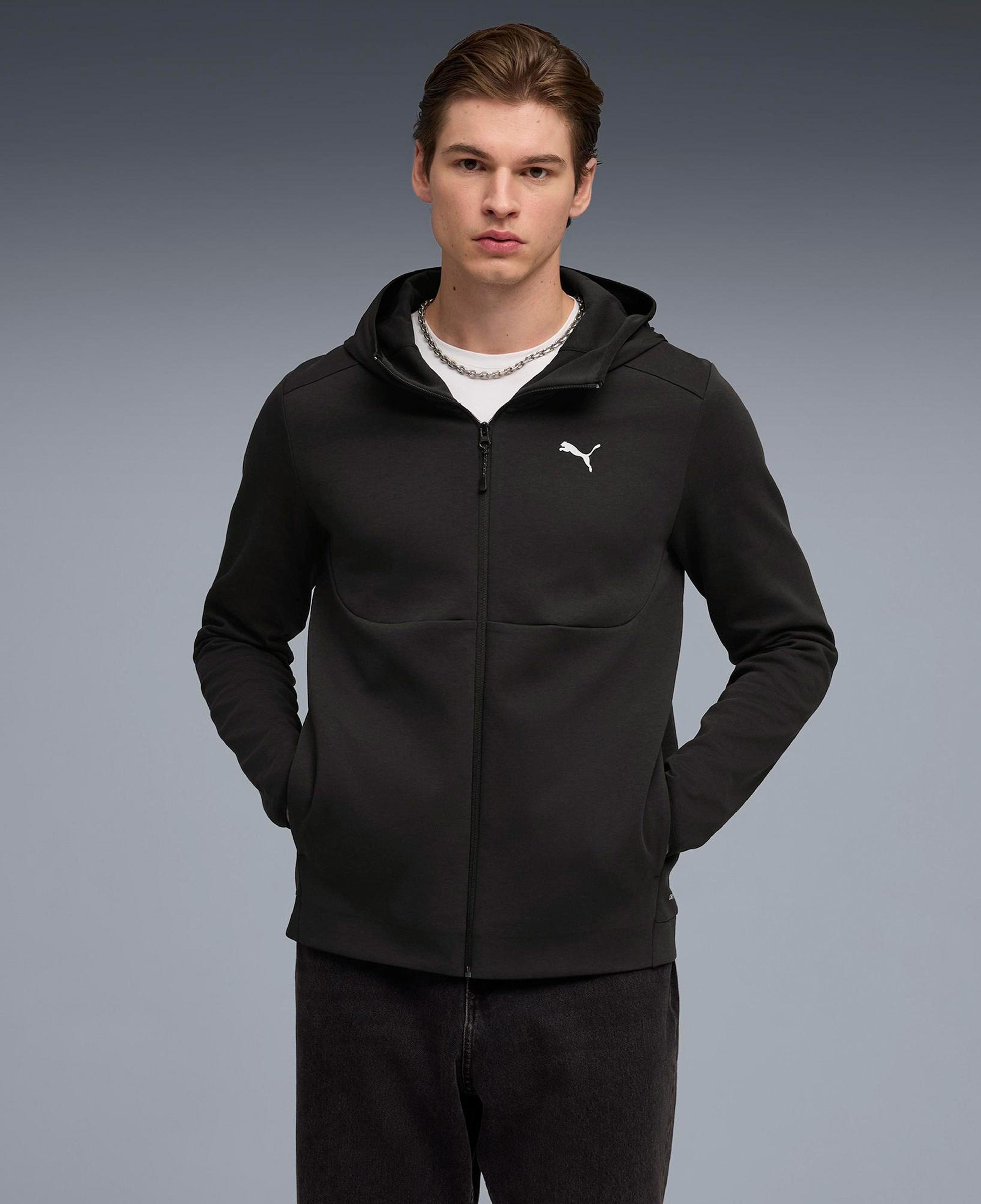 Puma Pumatech FullZip Erkek Siyah Ceket