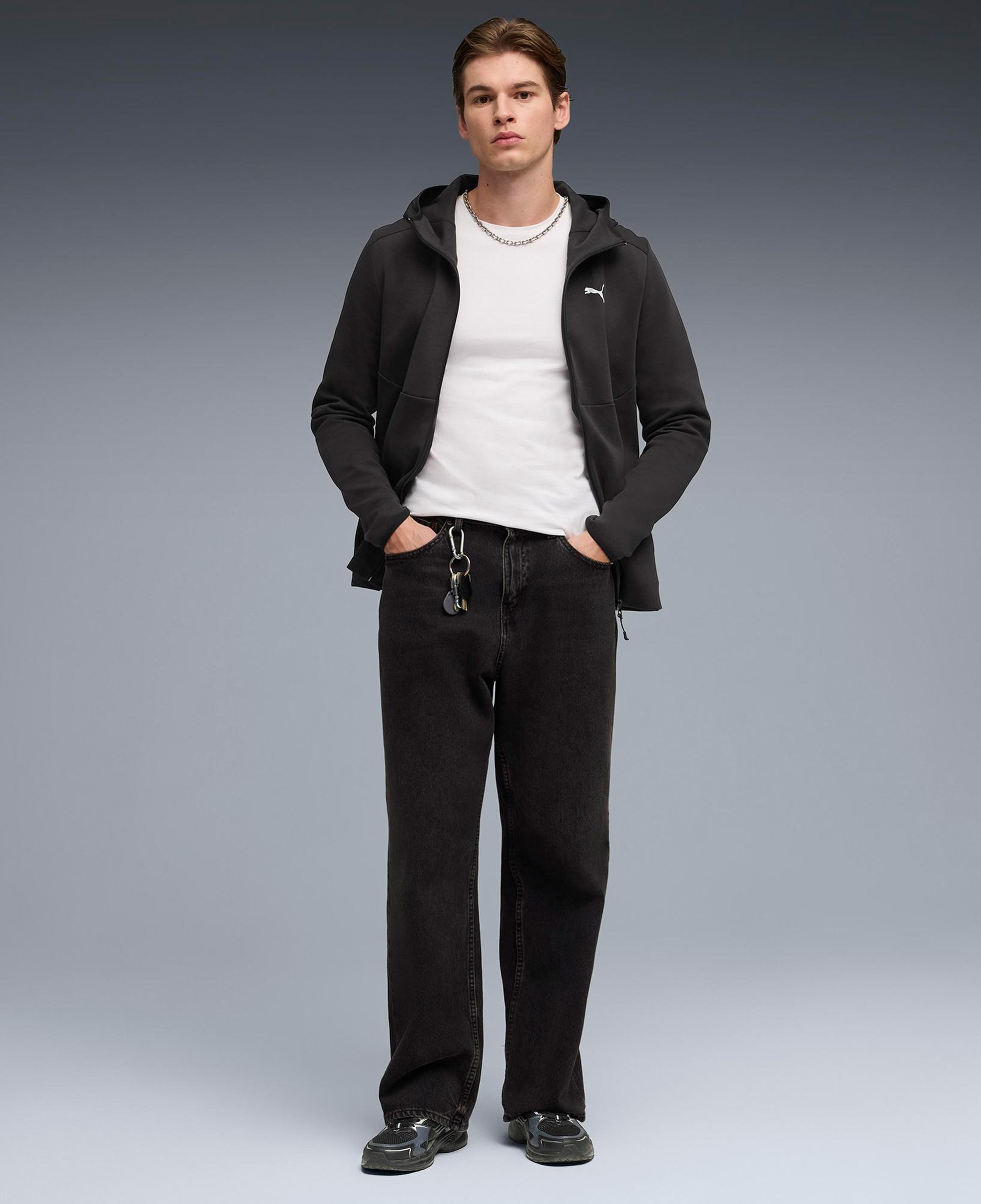 Puma Pumatech FullZip Erkek Siyah Ceket