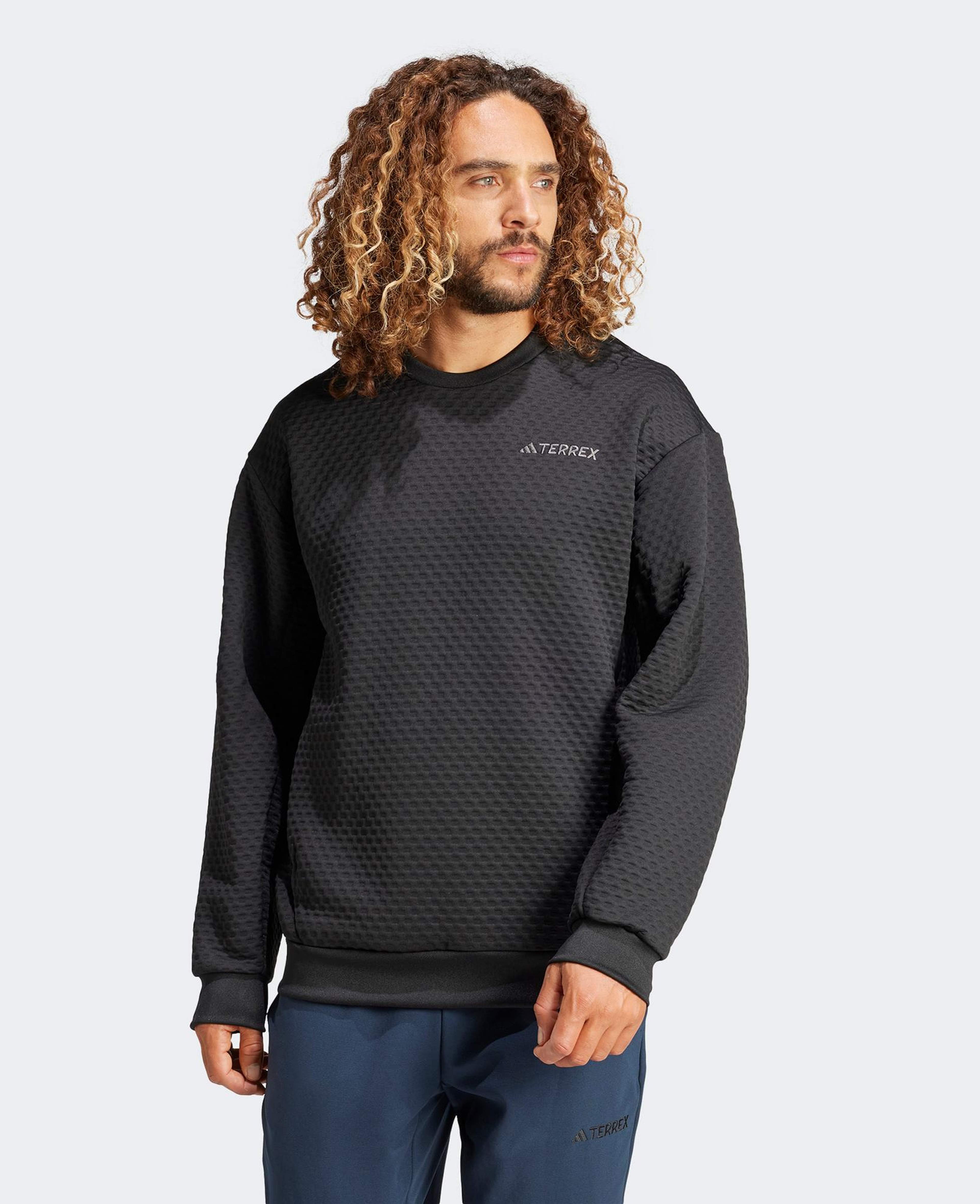 adidas Terrex Xploric Erkek Siyah Günlük Sweatshirt