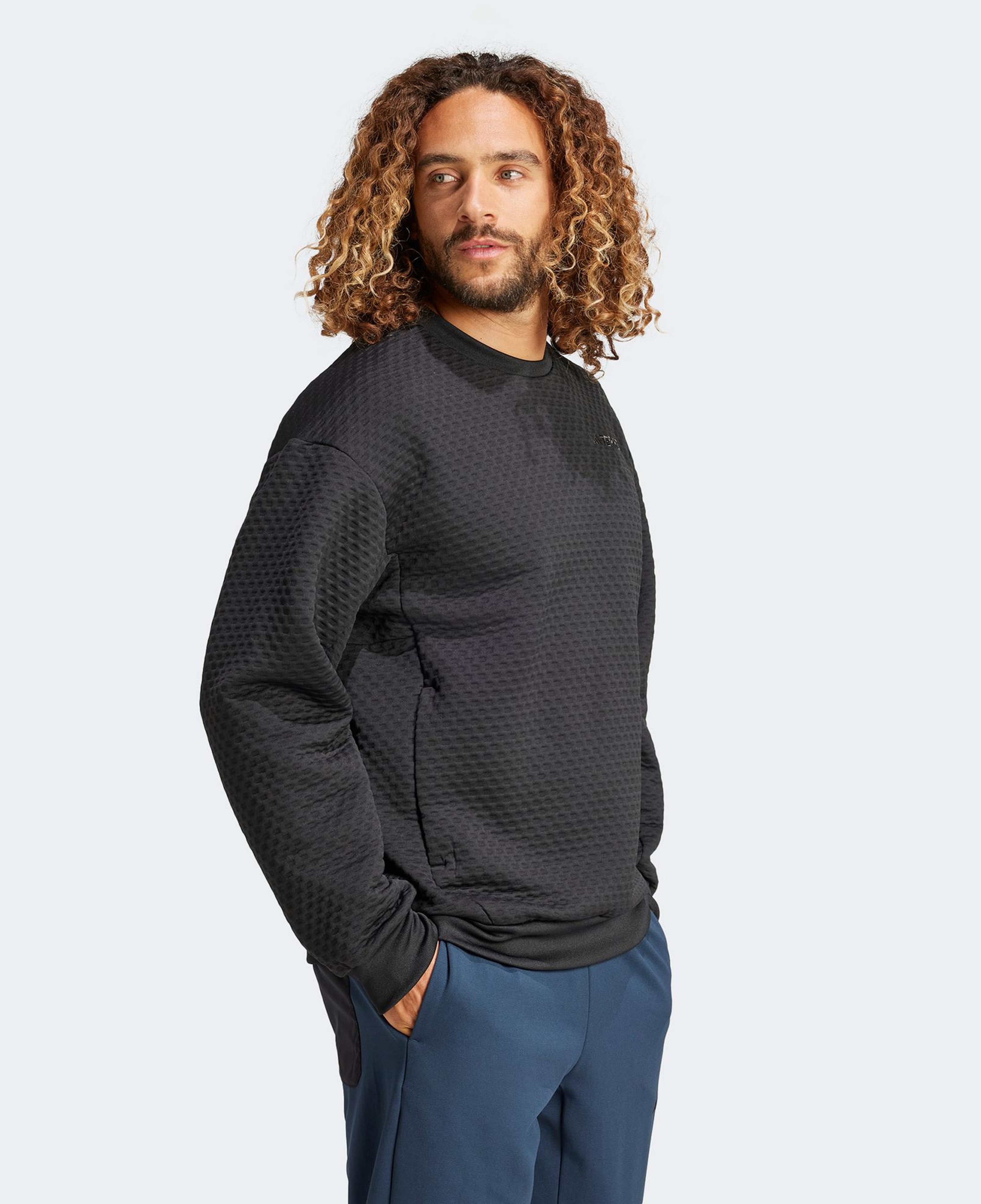 adidas Terrex Xploric Erkek Siyah Günlük Sweatshirt