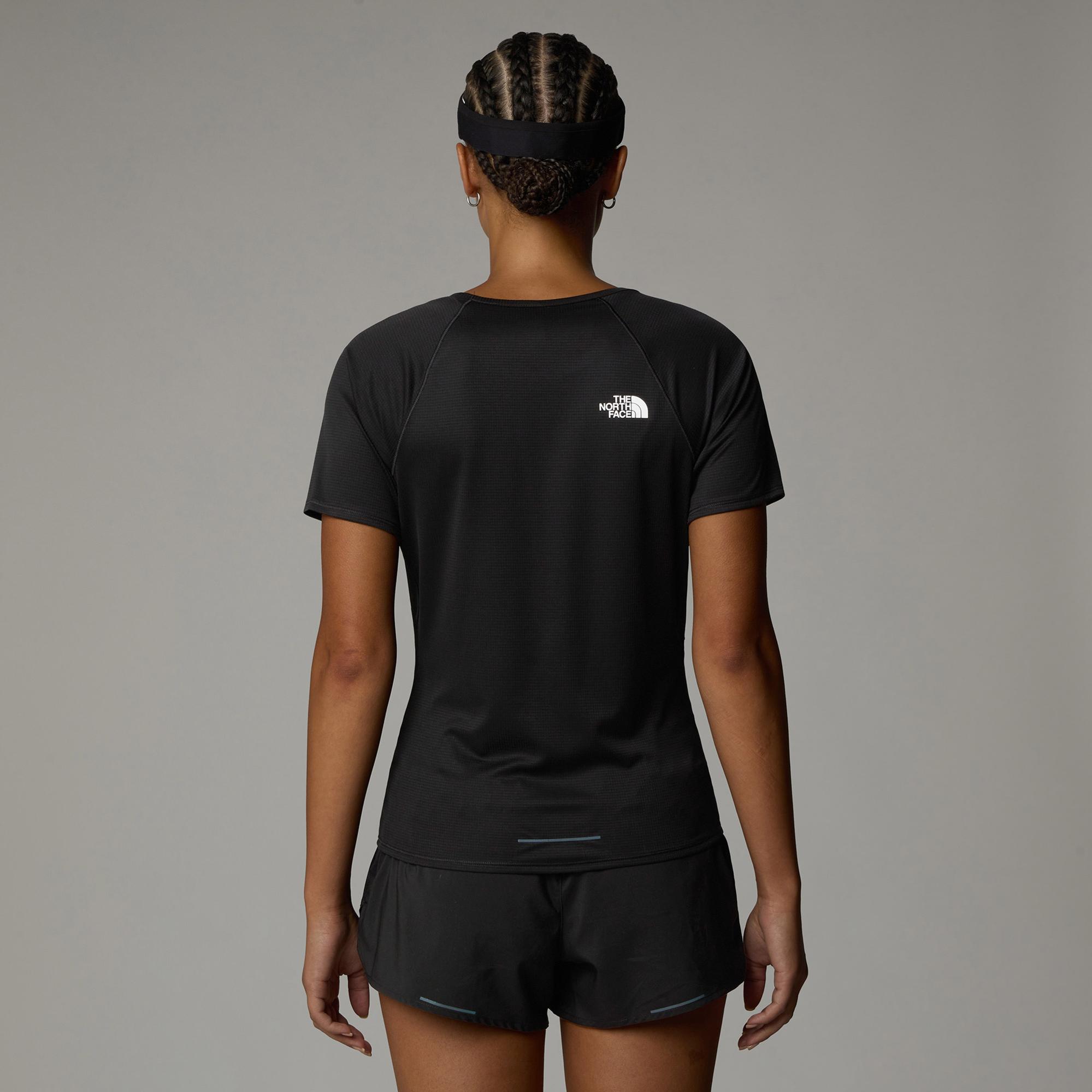 The North Face Sunriser S/S Kadın Siyah Koşu T-Shirt