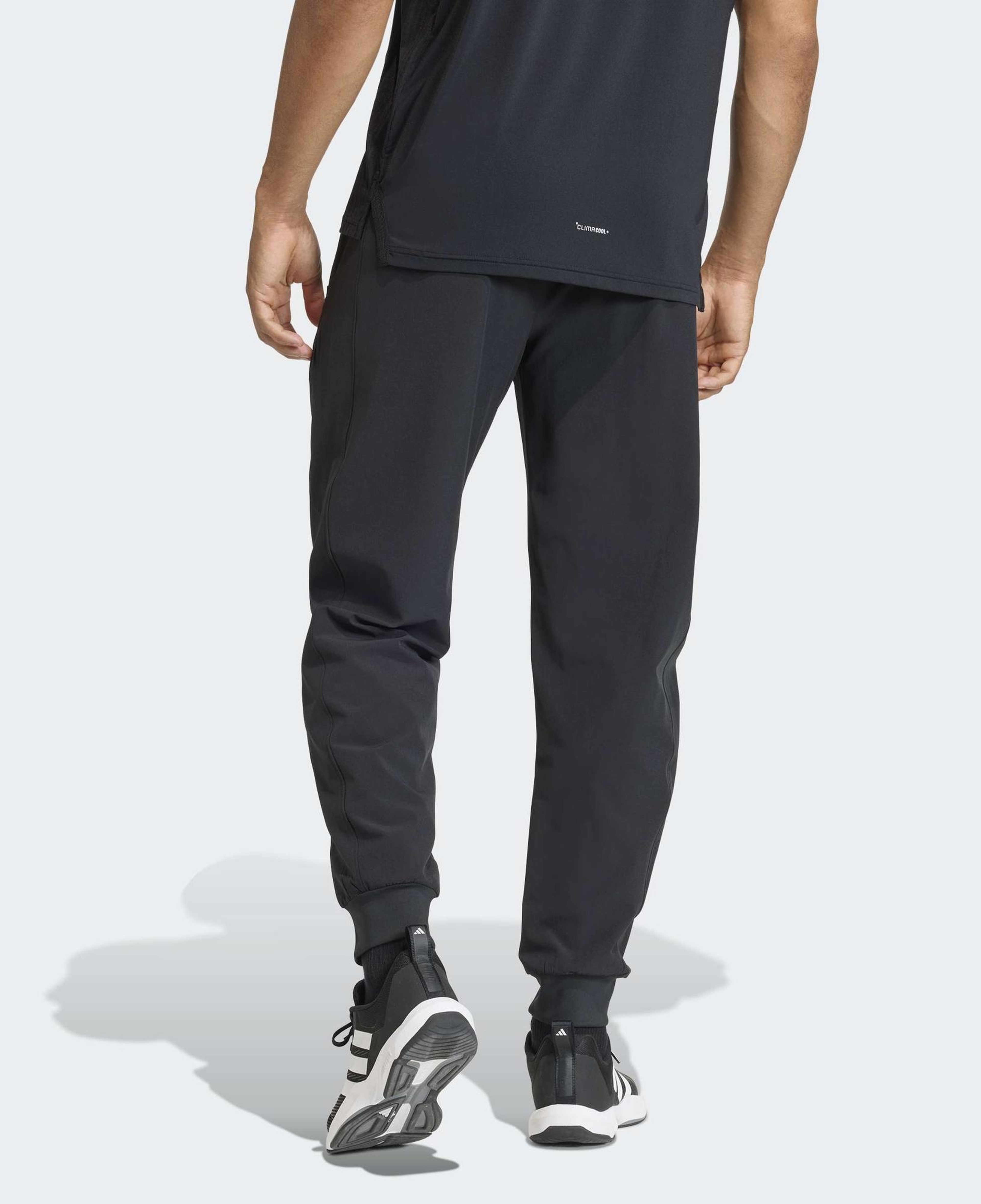 adidas Workout Essentials Flex Dokuma Erkek Siyah Antrenman Eşofman Altı