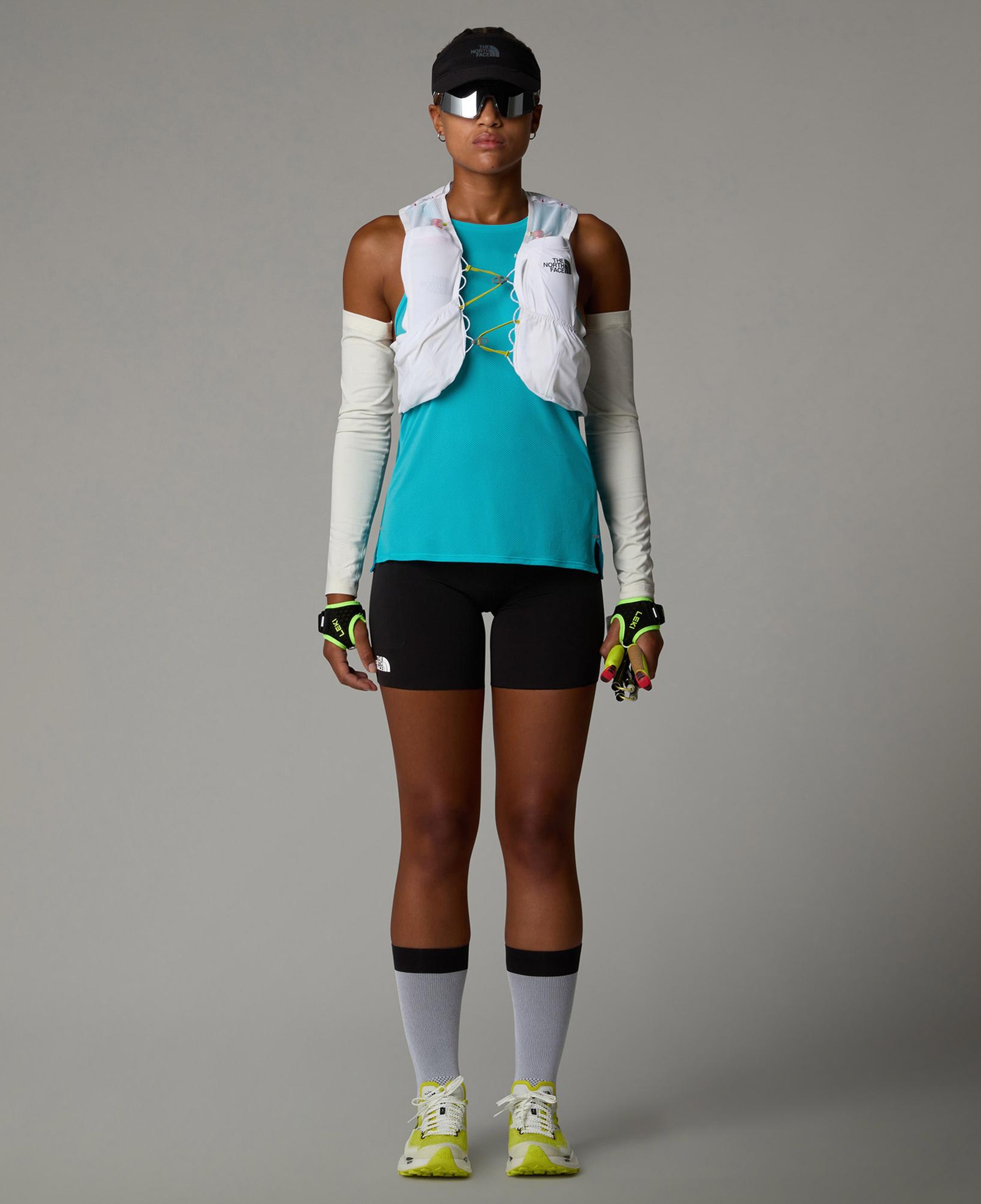 The North Face Summit Run Vest 5 Unisex Beyaz Koşu Yeleği