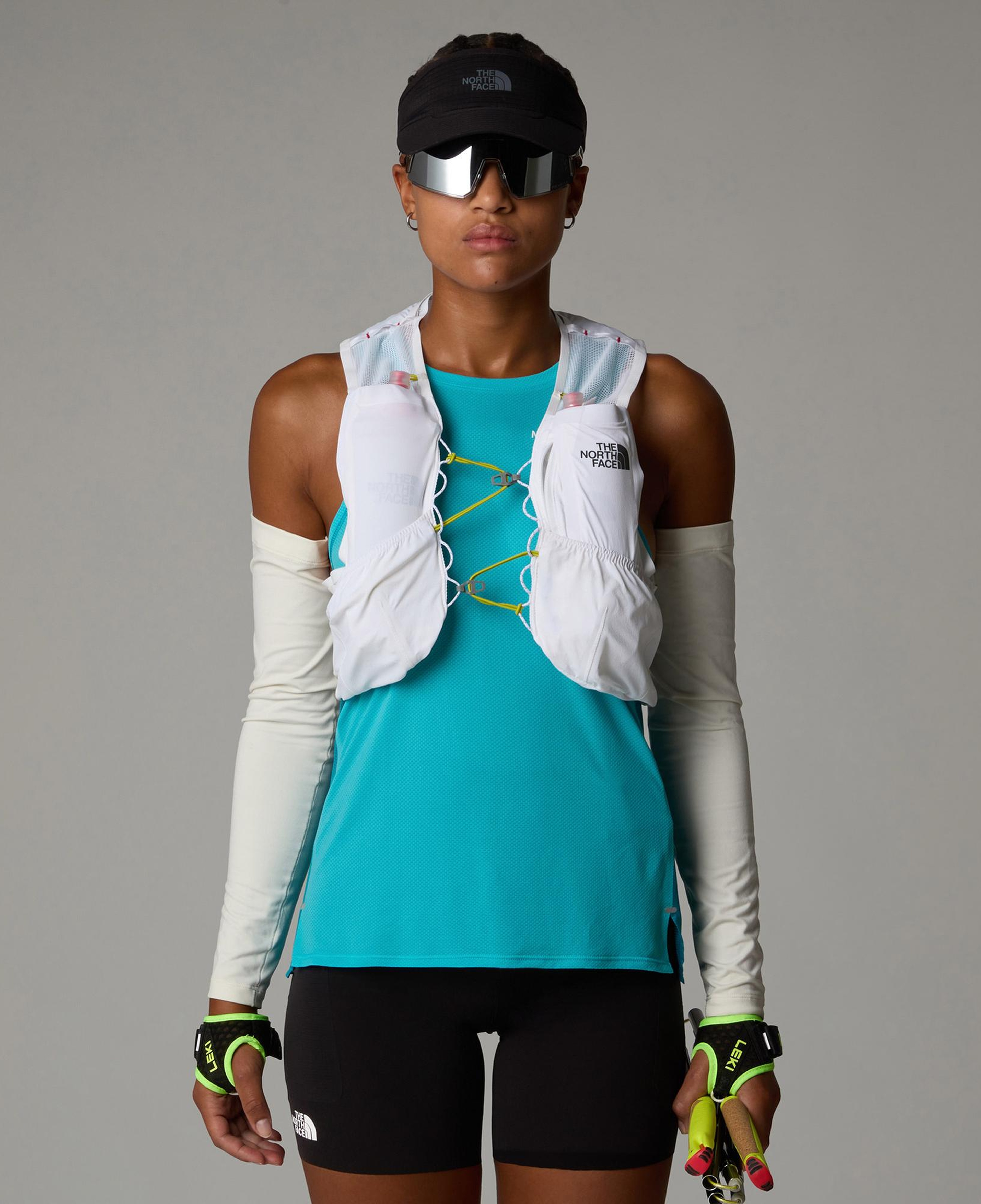 The North Face Summit Run Vest 5 Unisex Beyaz Koşu Yeleği
