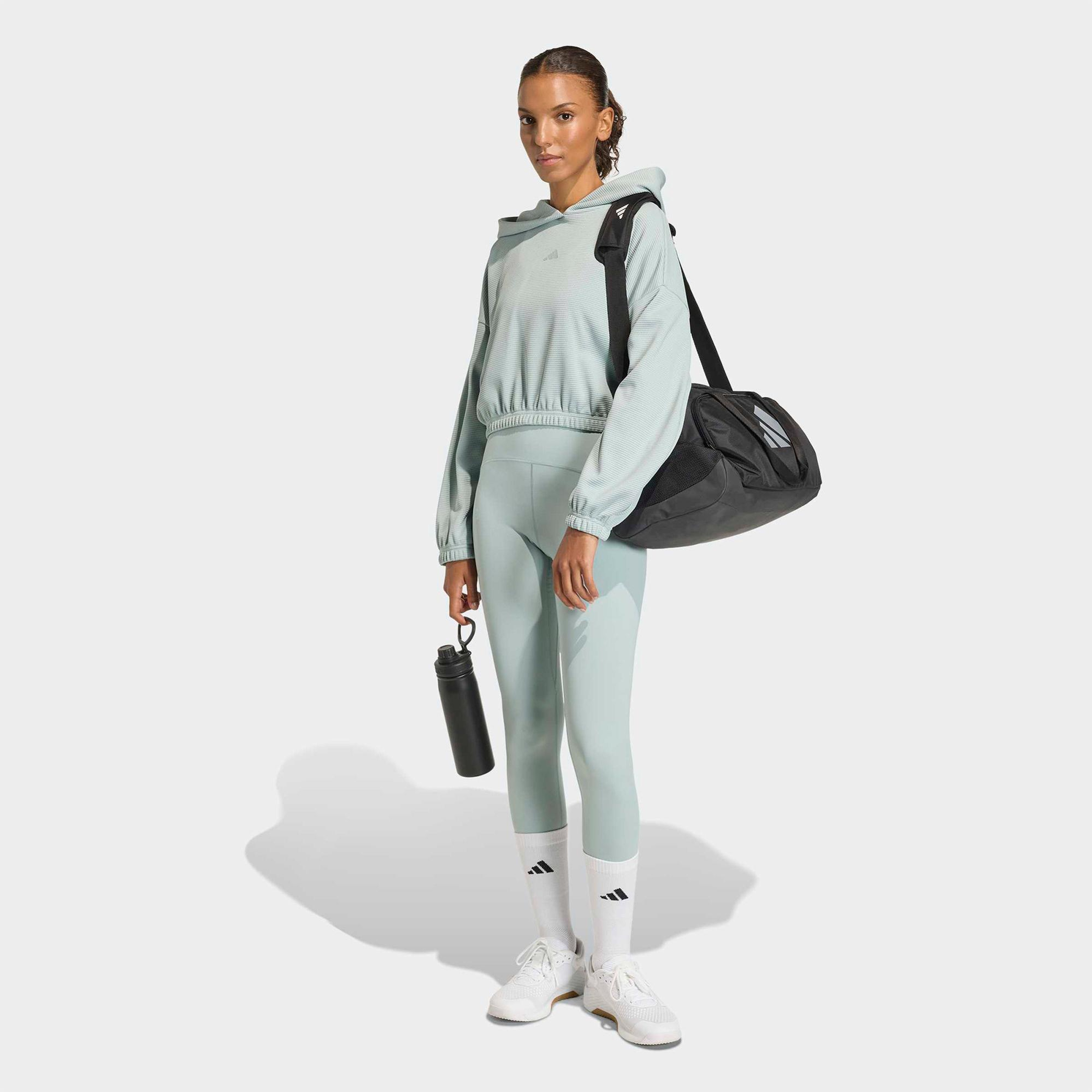 adidas All Me Luxe 7/8 Kadın Yeşil Antrenman Taytı