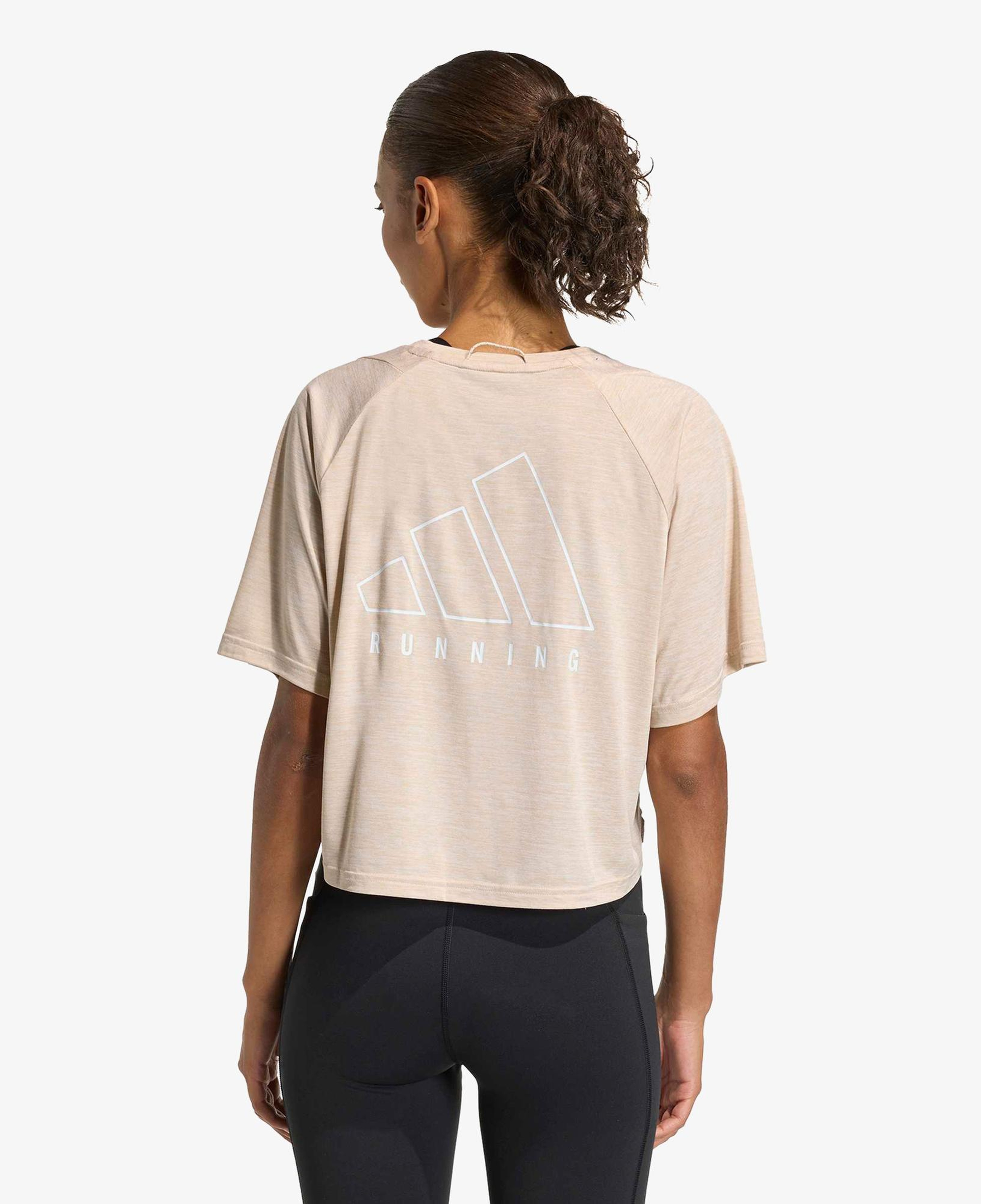adidas Adi365 Soft Touch Kadın Bej Koşu T-Shirt