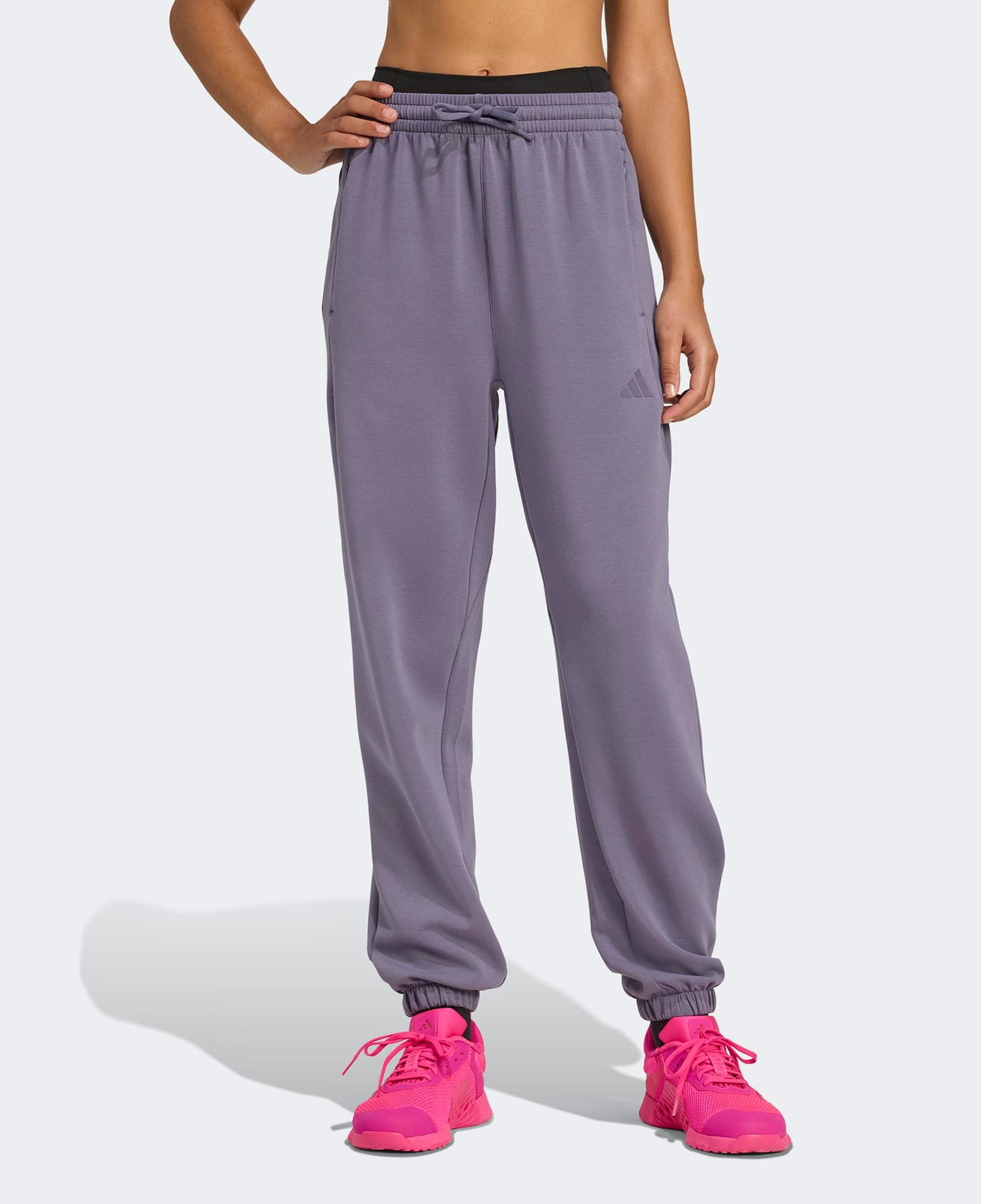 adidas Designed For Training Warm Up Kadın Mor Antrenman Eşofman Altı
