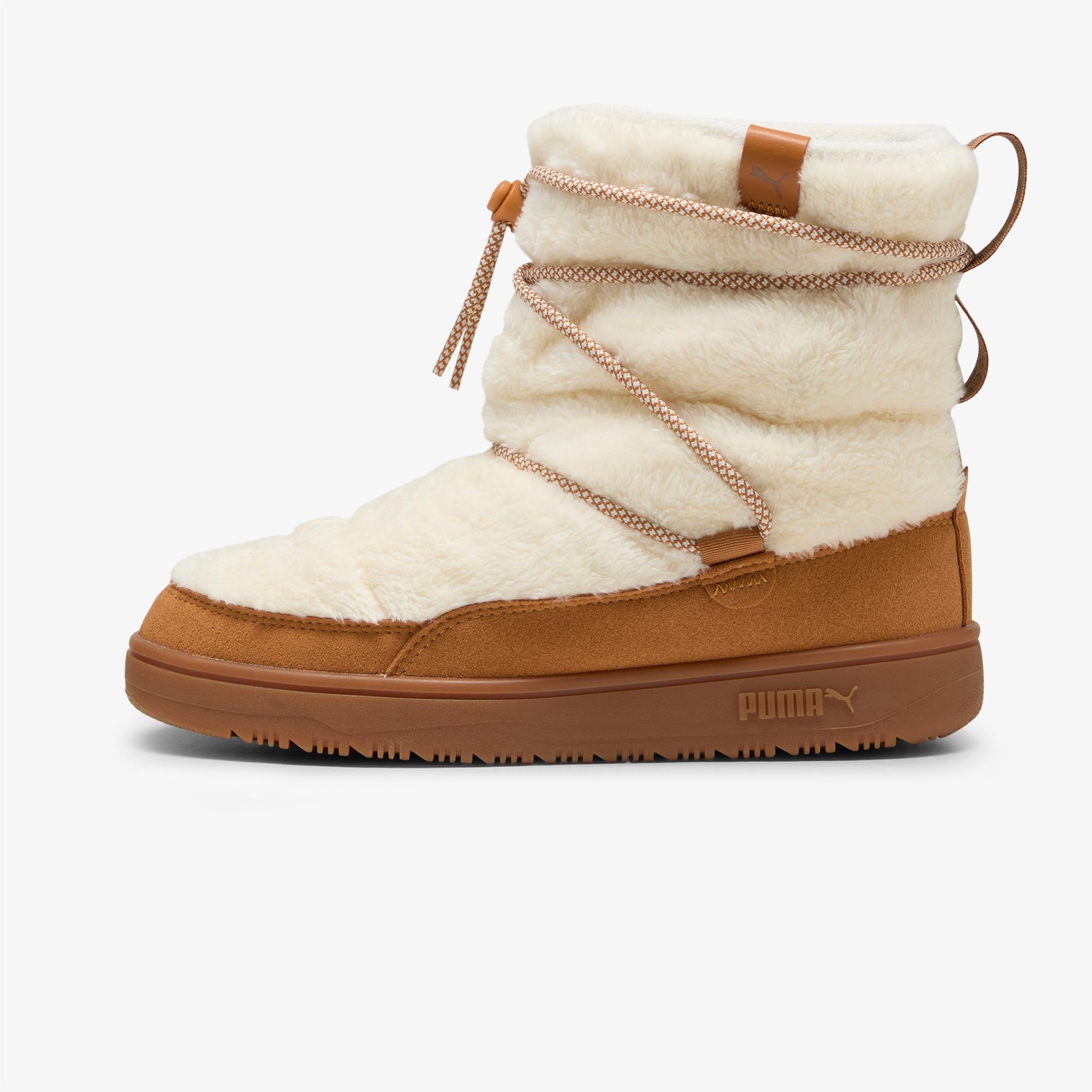 Puma Snowbae Suede Wns Kadın Kahverengi/Bej Bot