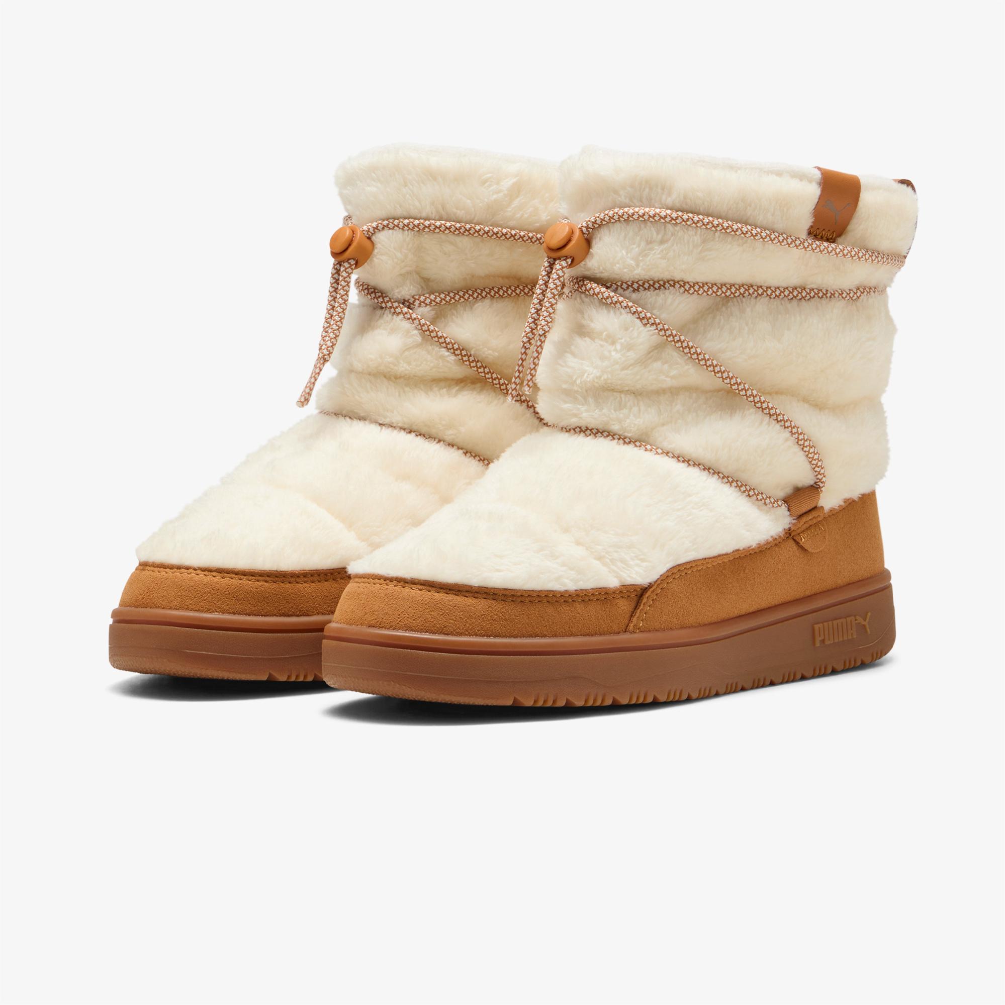 Puma Snowbae Suede Wns Kadın Kahverengi/Bej Bot