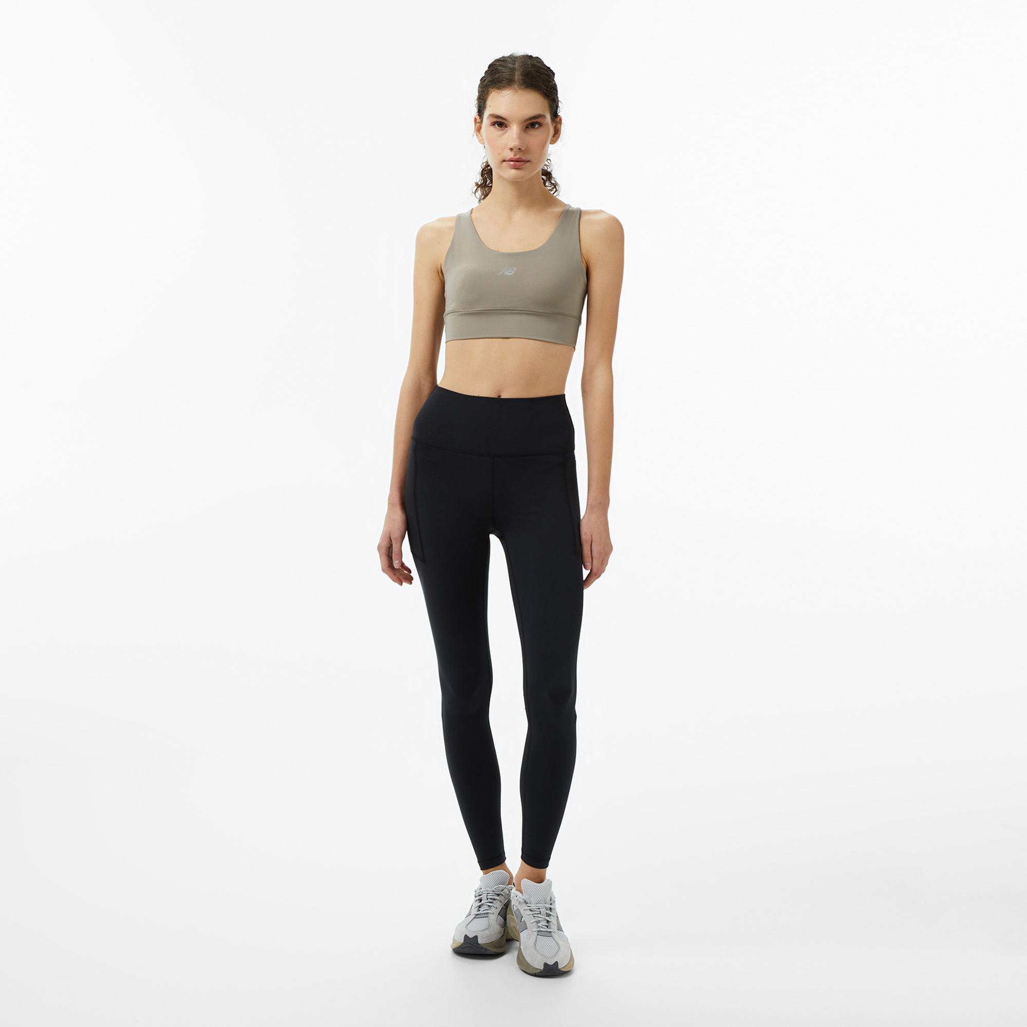 New Balance Harmony Pocket High Rise Legging 27 Kadın Siyah Koşu Tayt