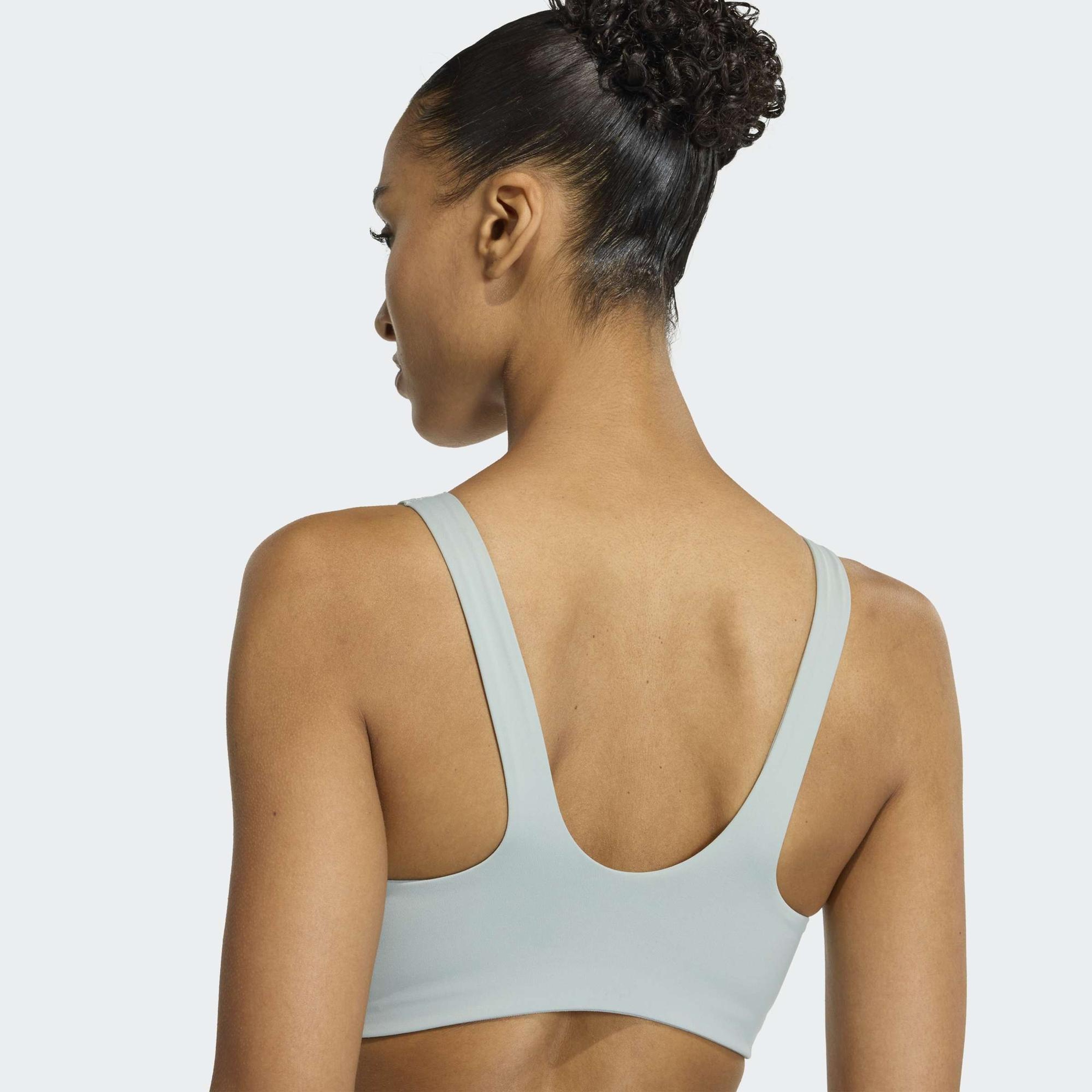 adidas All Me Luxe Medium Support Kadın Yeşil Antrenman Bra