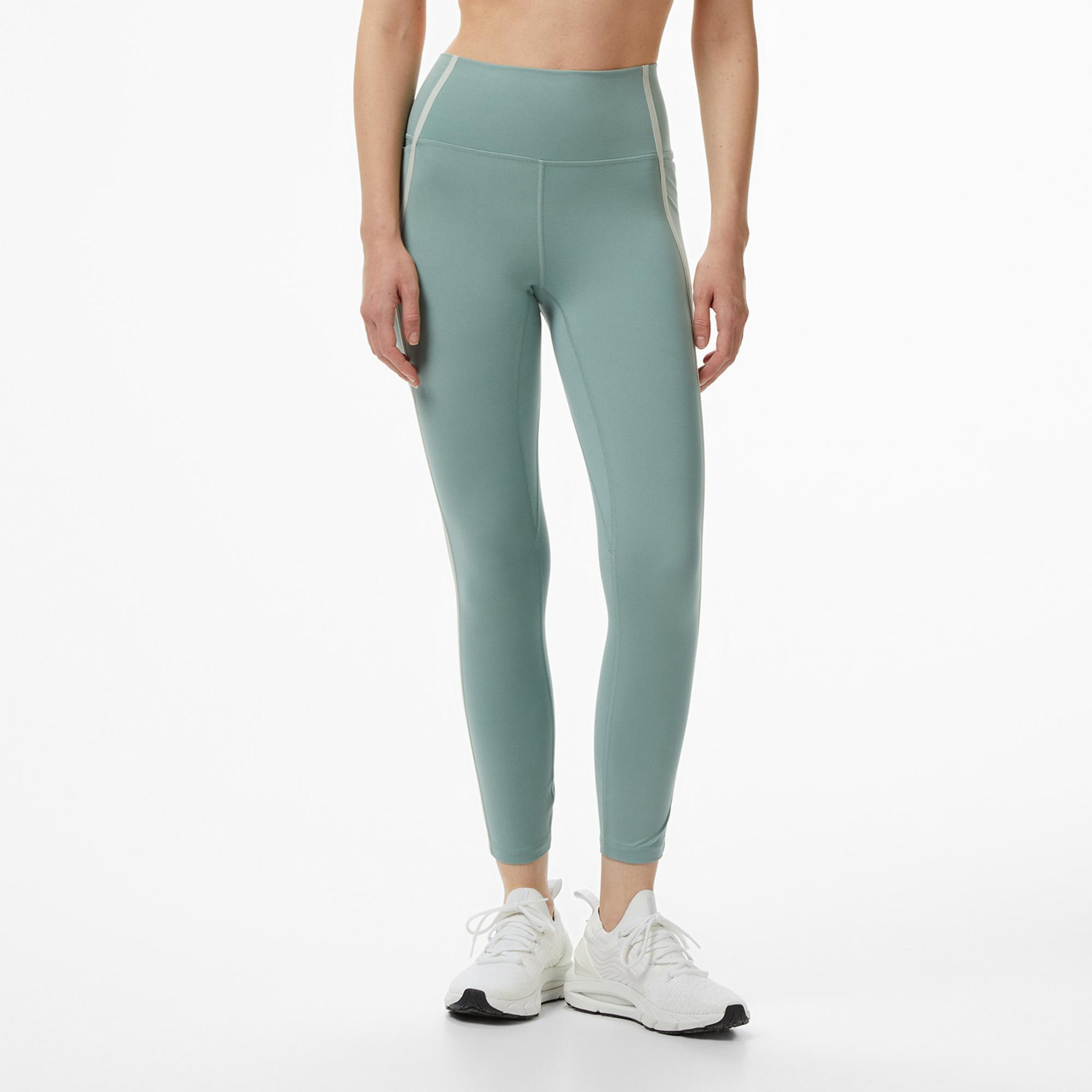 Under Armour Meridian Piped Kadın Yeşil Koşu Tayt