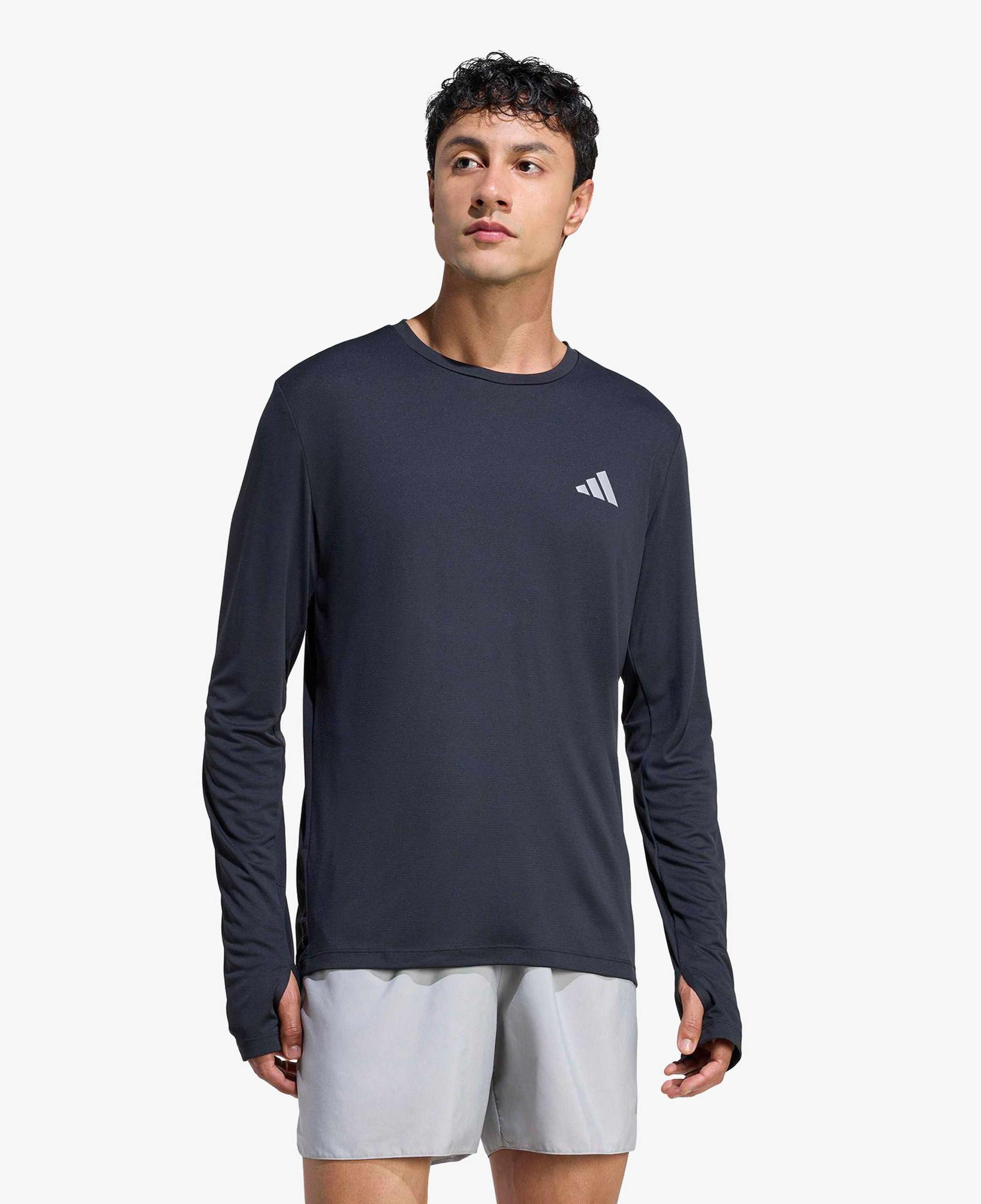 adidas Adi365 Running Essentials Erkek Siyah Koşu Sweatshirt