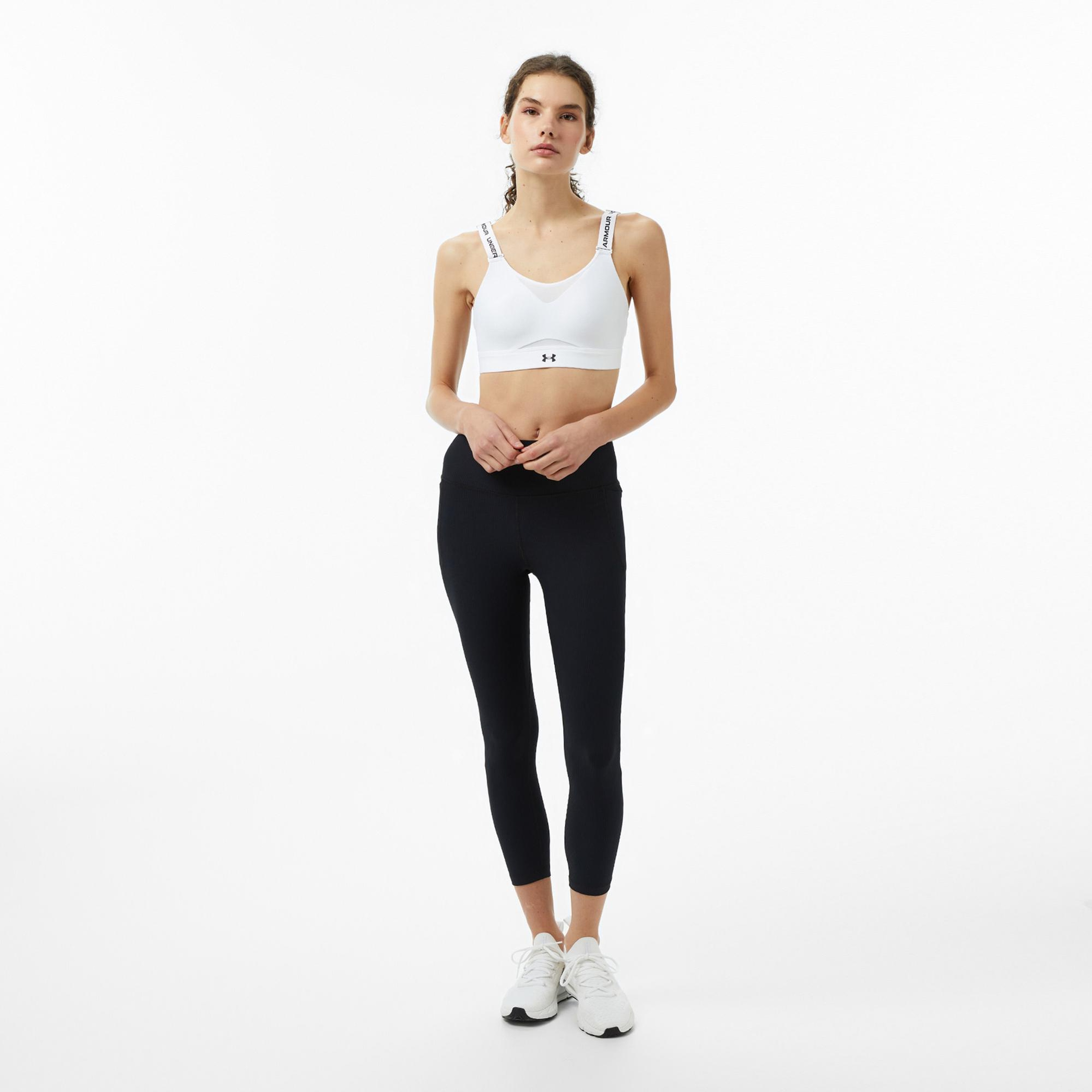 Under Armour Infinity High 2.0 Kadın Beyaz Antrenman Bra