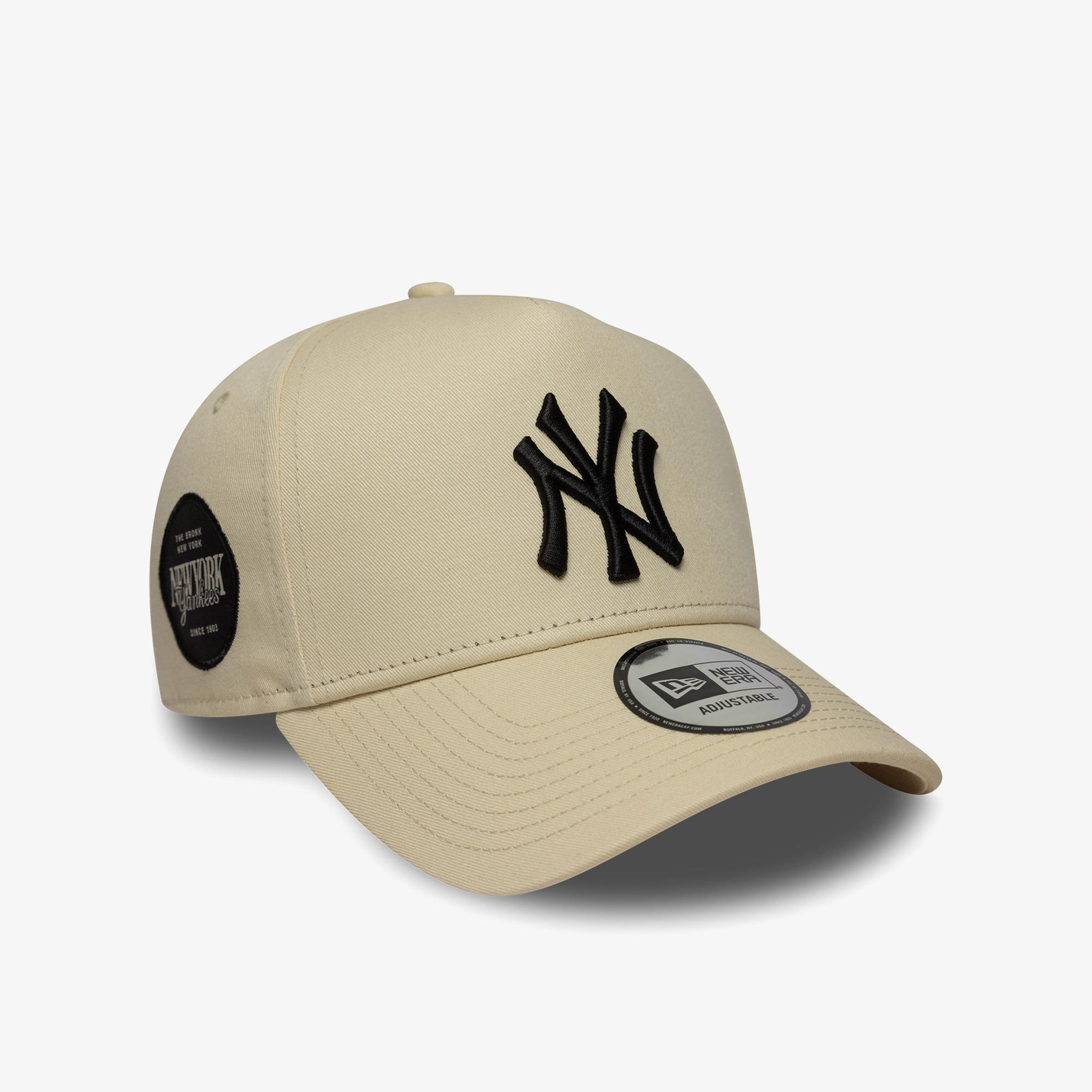New Era New York Yankees MLB Sidepatch Unisex Krem Şapka