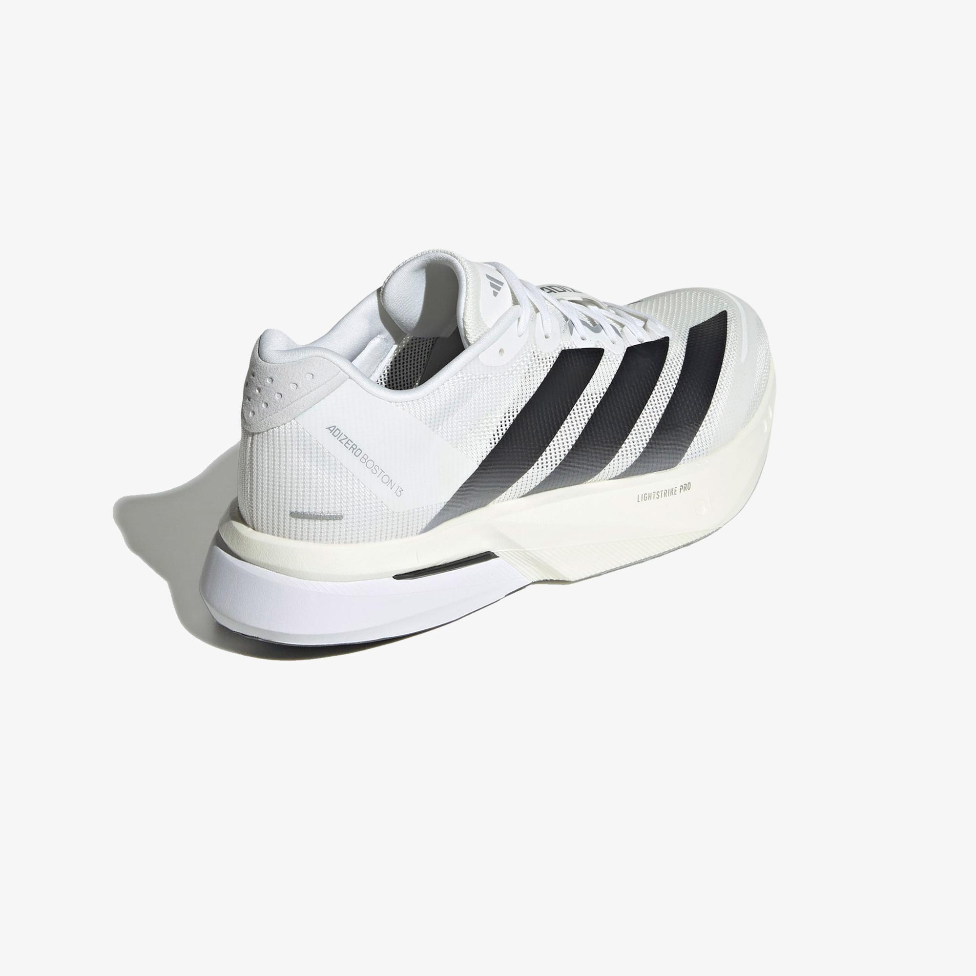 adidas Adizero Boston 13 Erkek Beyaz Koşu Ayakkabısı