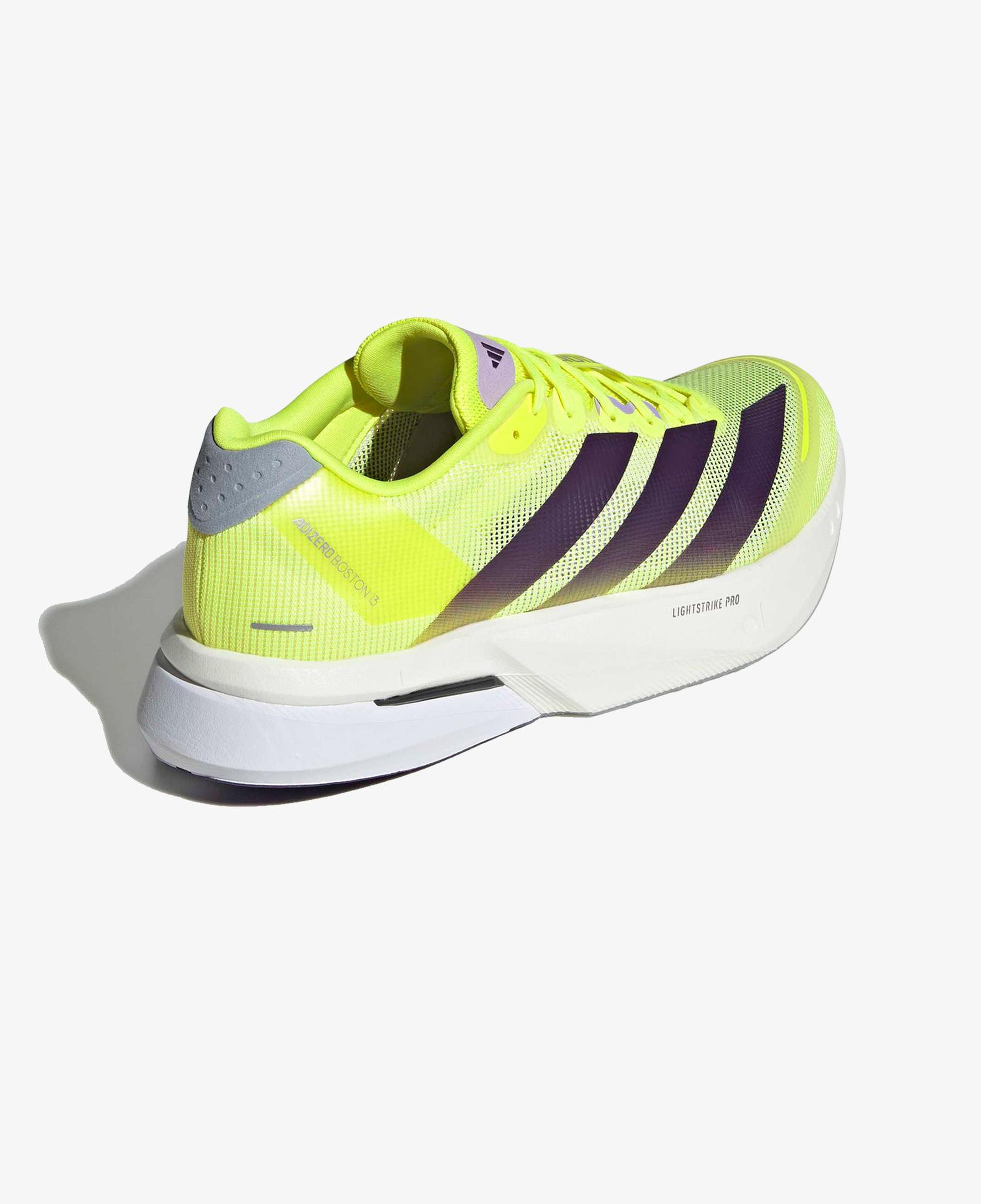 adidas Adizero Boston 13 Erkek Sarı Koşu Ayakkabısı
