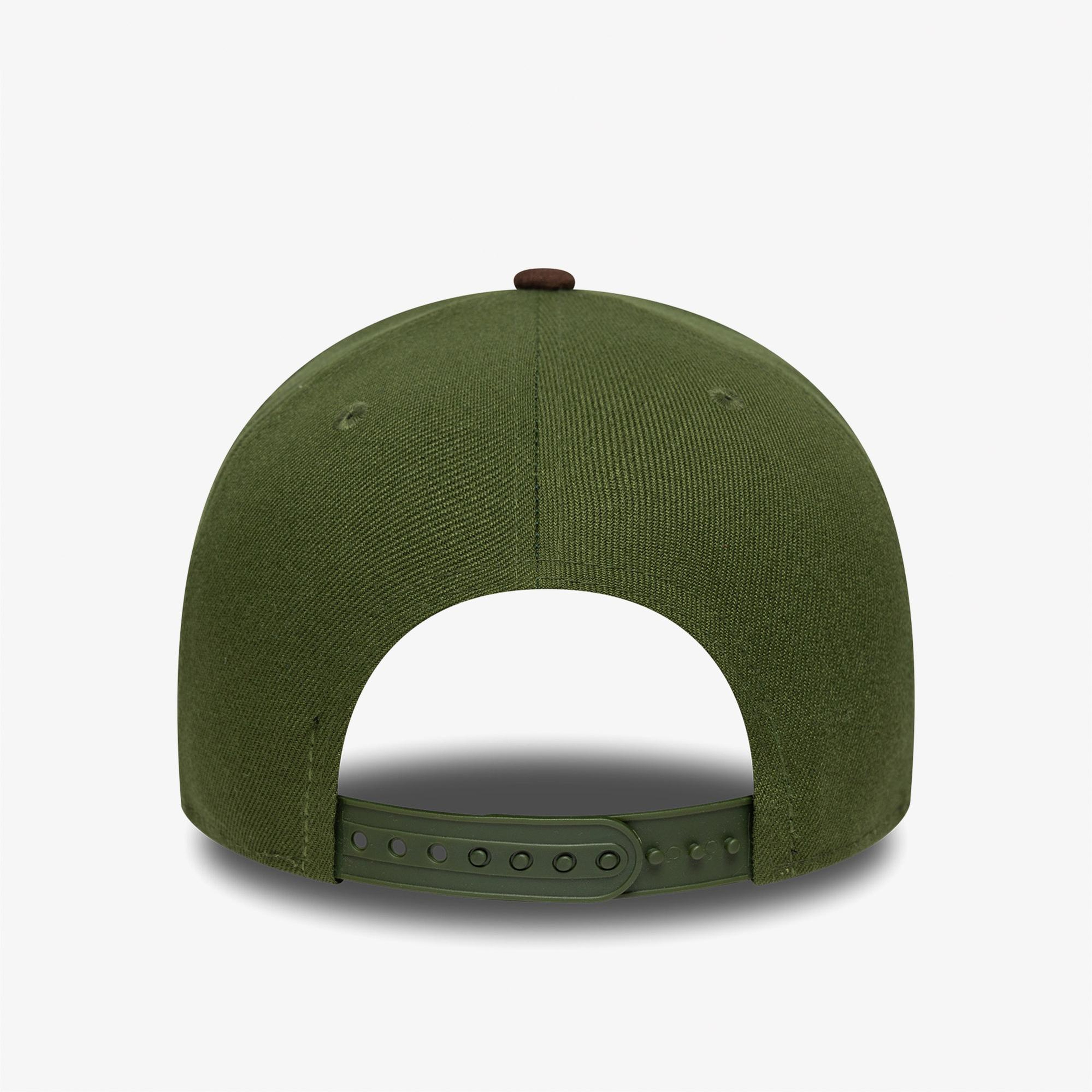 New Era LA Dodgers MLB Suede E-Frame 9FORTY Unisex Yeşil Şapka