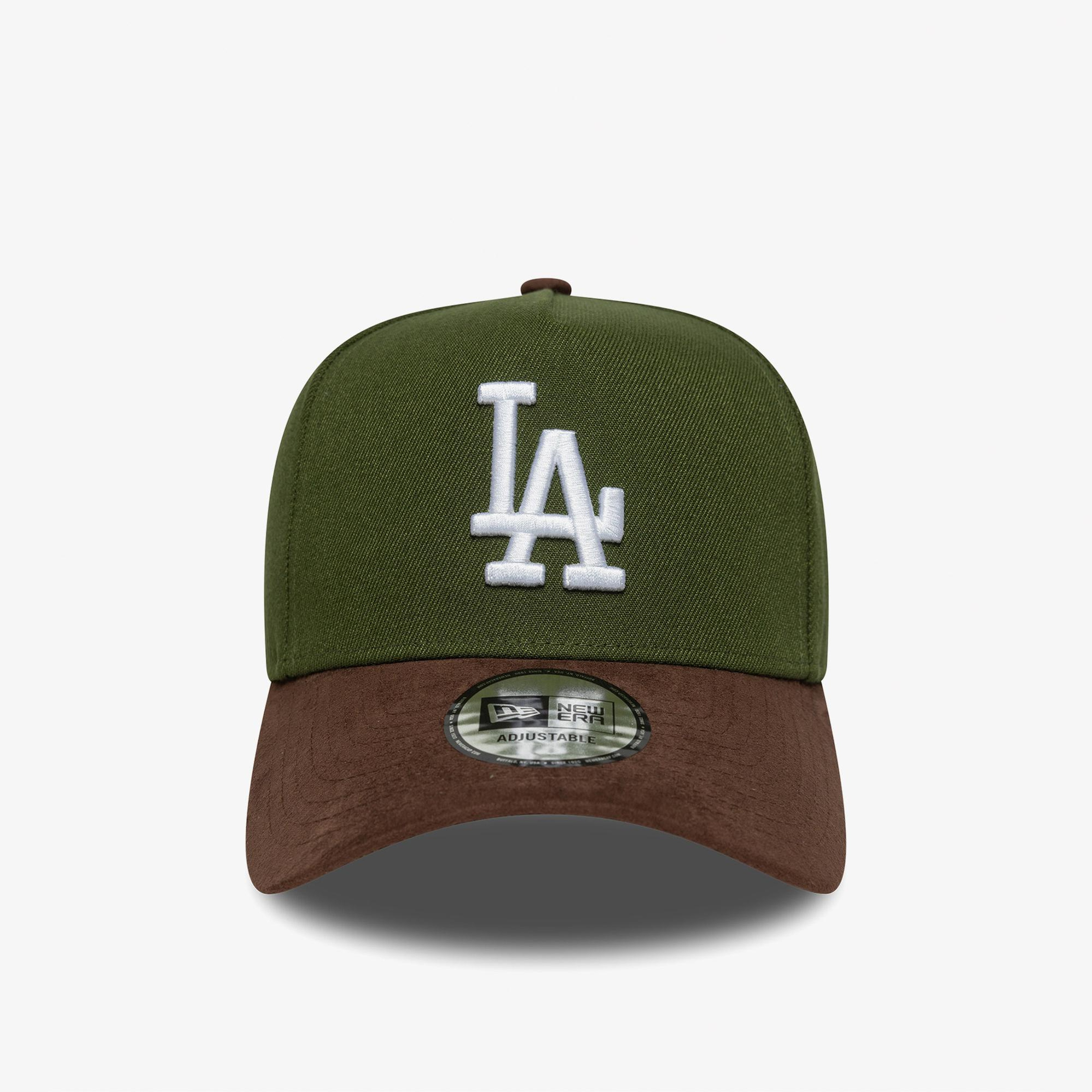 New Era LA Dodgers MLB Suede E-Frame 9FORTY Unisex Yeşil Şapka