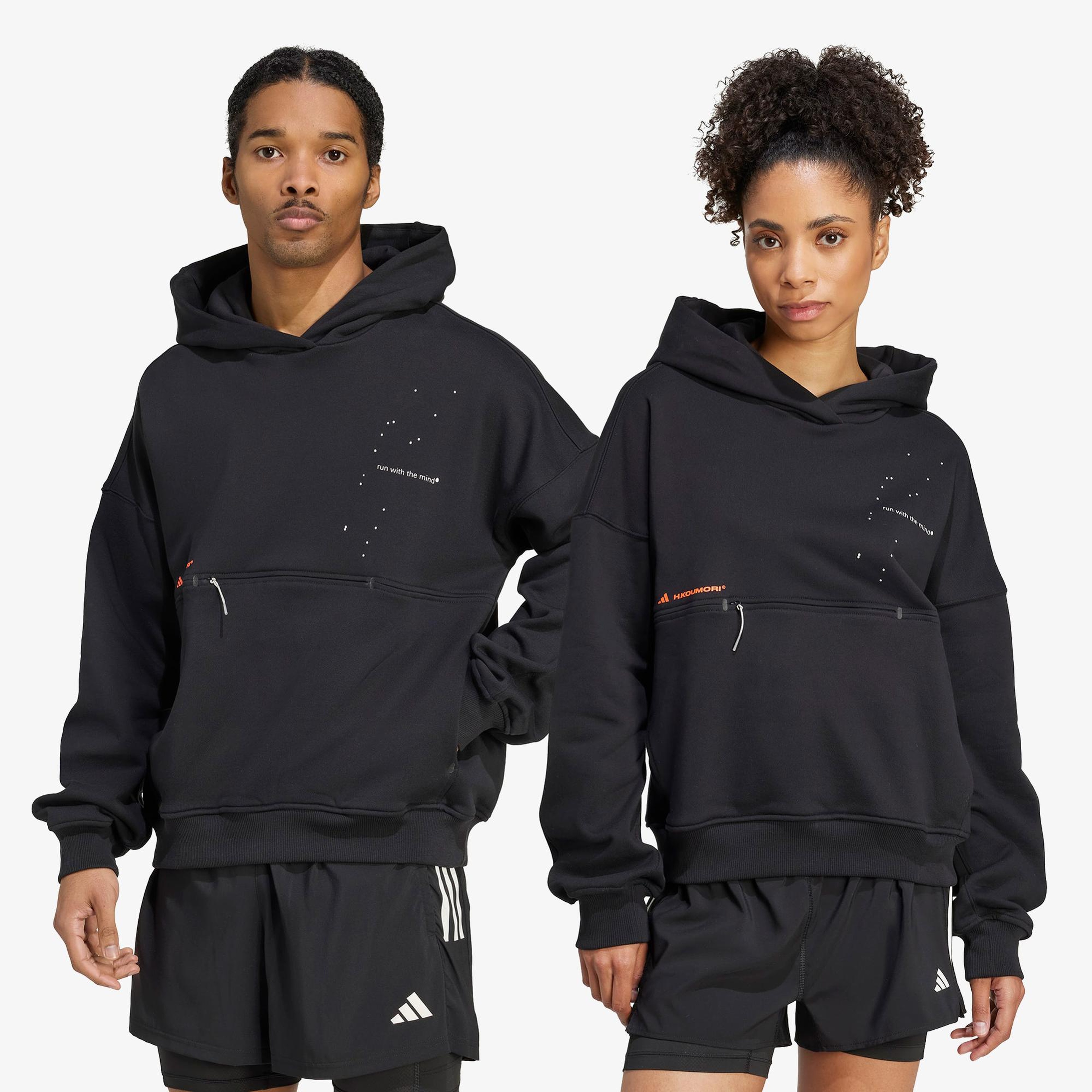adidas Adi365 H.Koumori Running Erkek Siyah Koşu Sweatshirt