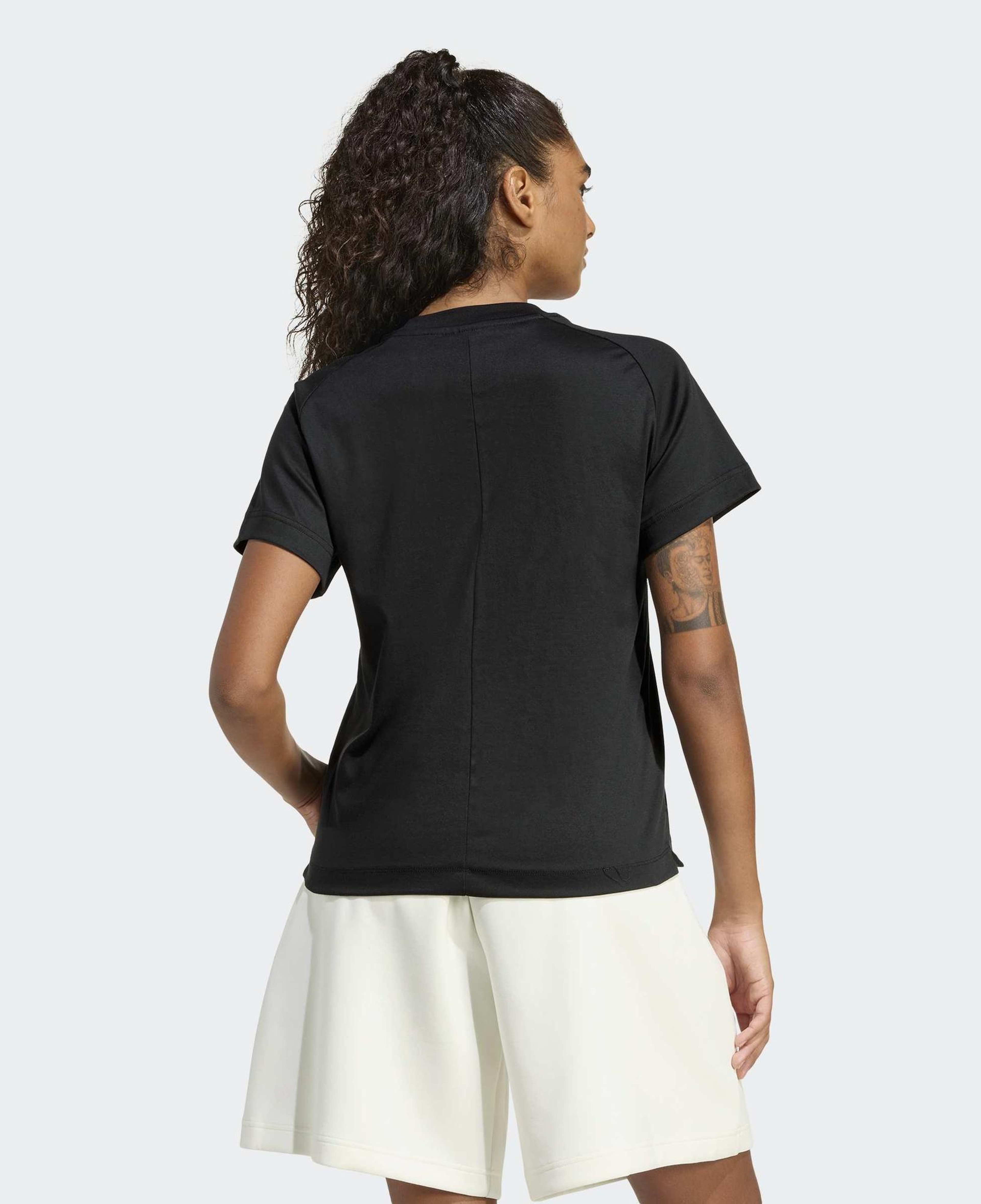 adidas Soft Lux Kadın Siyah Antrenman T-Shirt