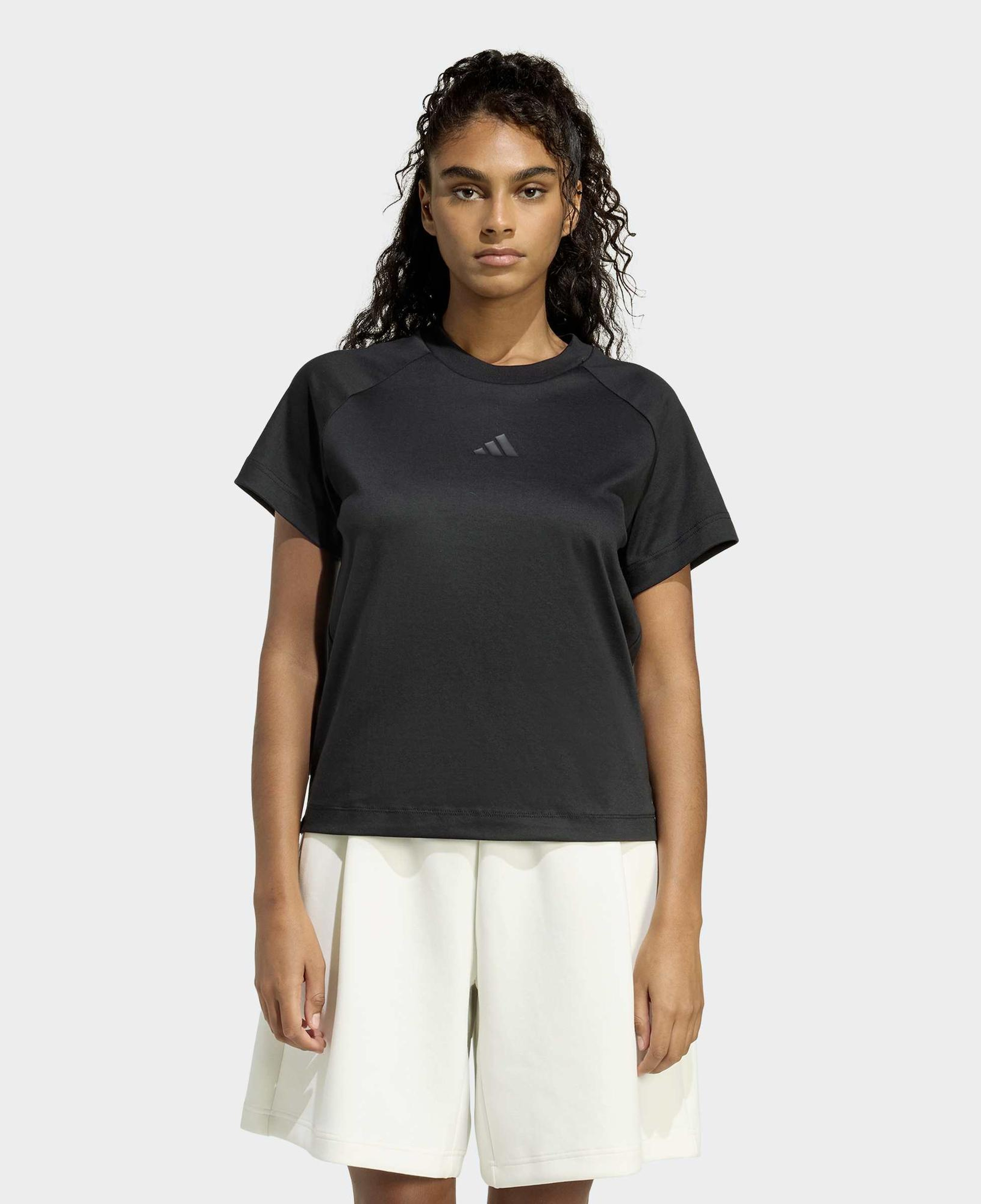 adidas Soft Lux Kadın Siyah Antrenman T-Shirt
