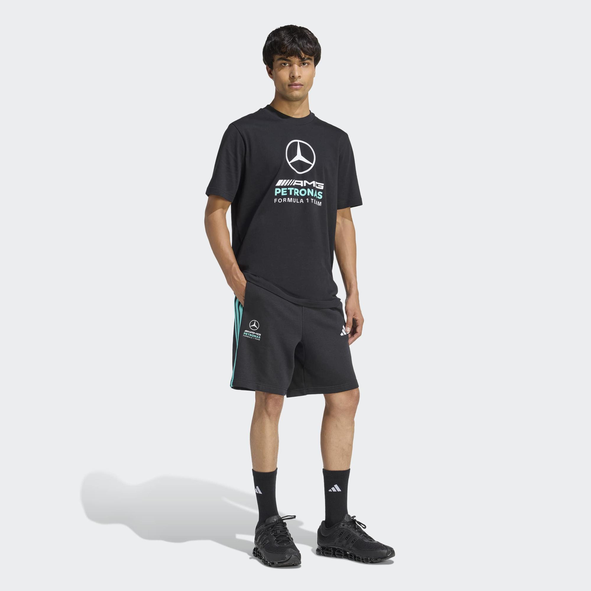 adidas Mercedes Amg Petronas Formula 1 Team Dna Erkek Siyah Şort